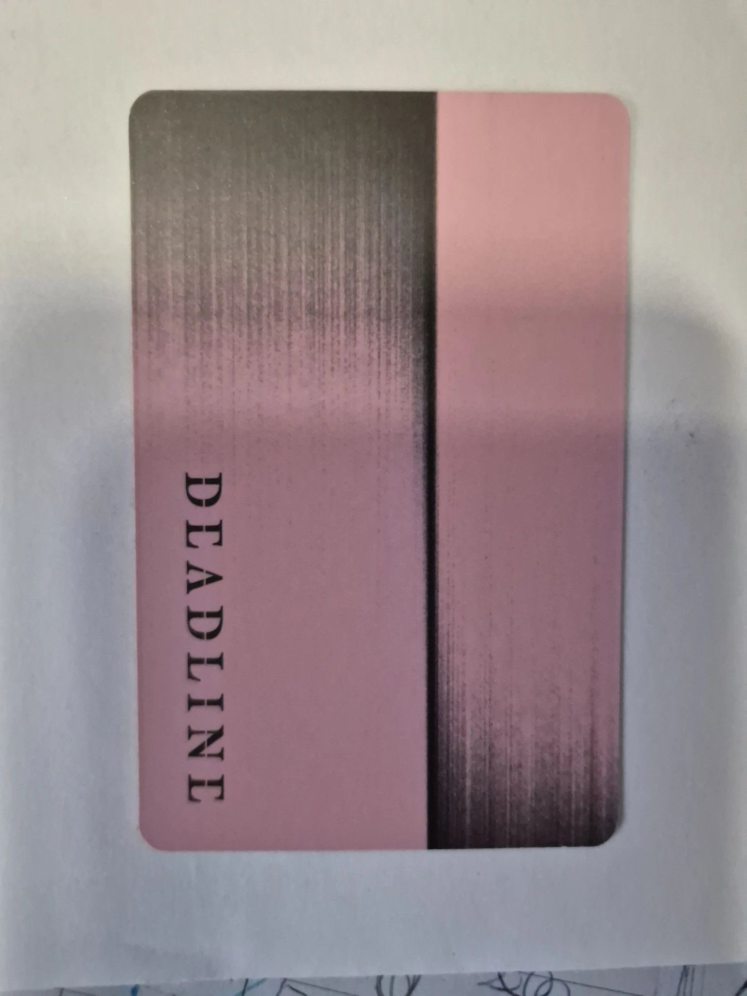 BLACKPINK Jennie BLACKPINK - Jennie - Deadline Album pink version album photocard listing photo 2