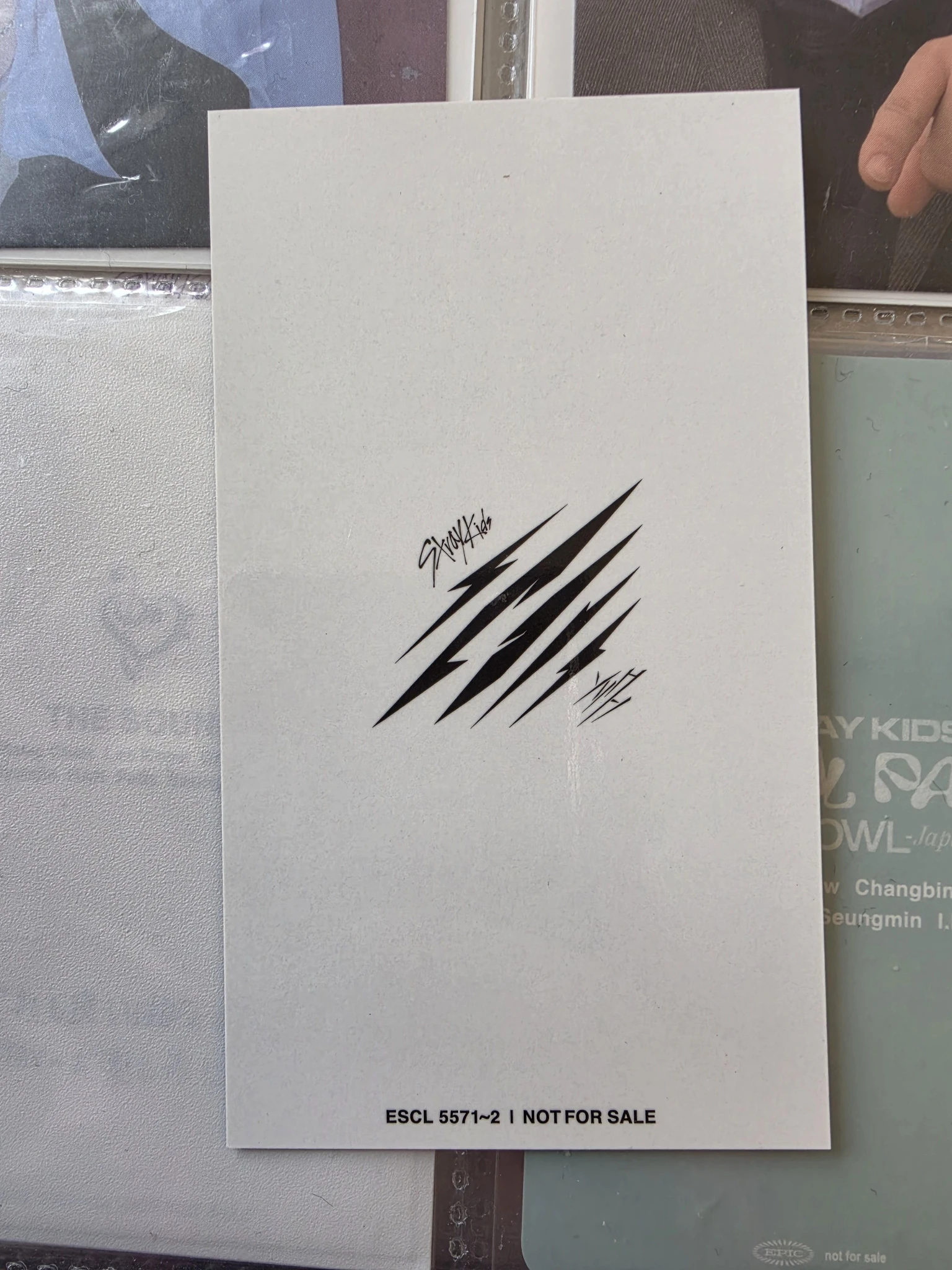 Stray Kids HAN Stray Kids - HAN - Scars Album album photocard limited version A version listing photo 2