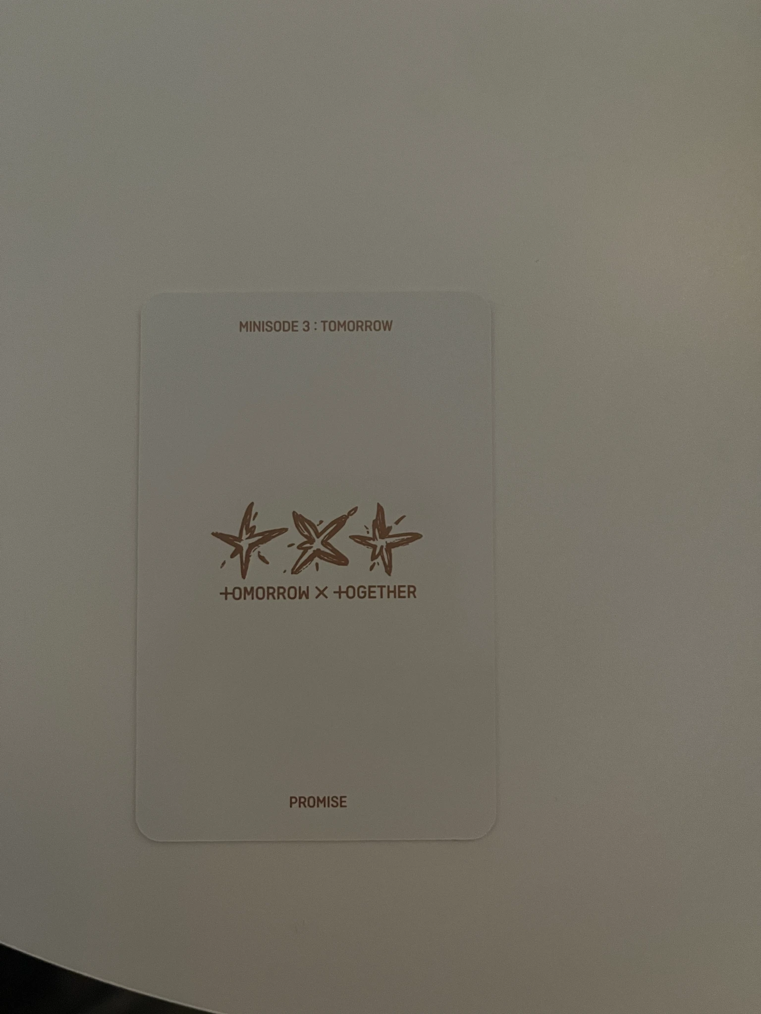 TOMORROW X TOGETHER Beomgyu TOMORROW X TOGETHER - Beomgyu - Minisode 3: Tomorrow Album album photocard promise ver. listing photo 2