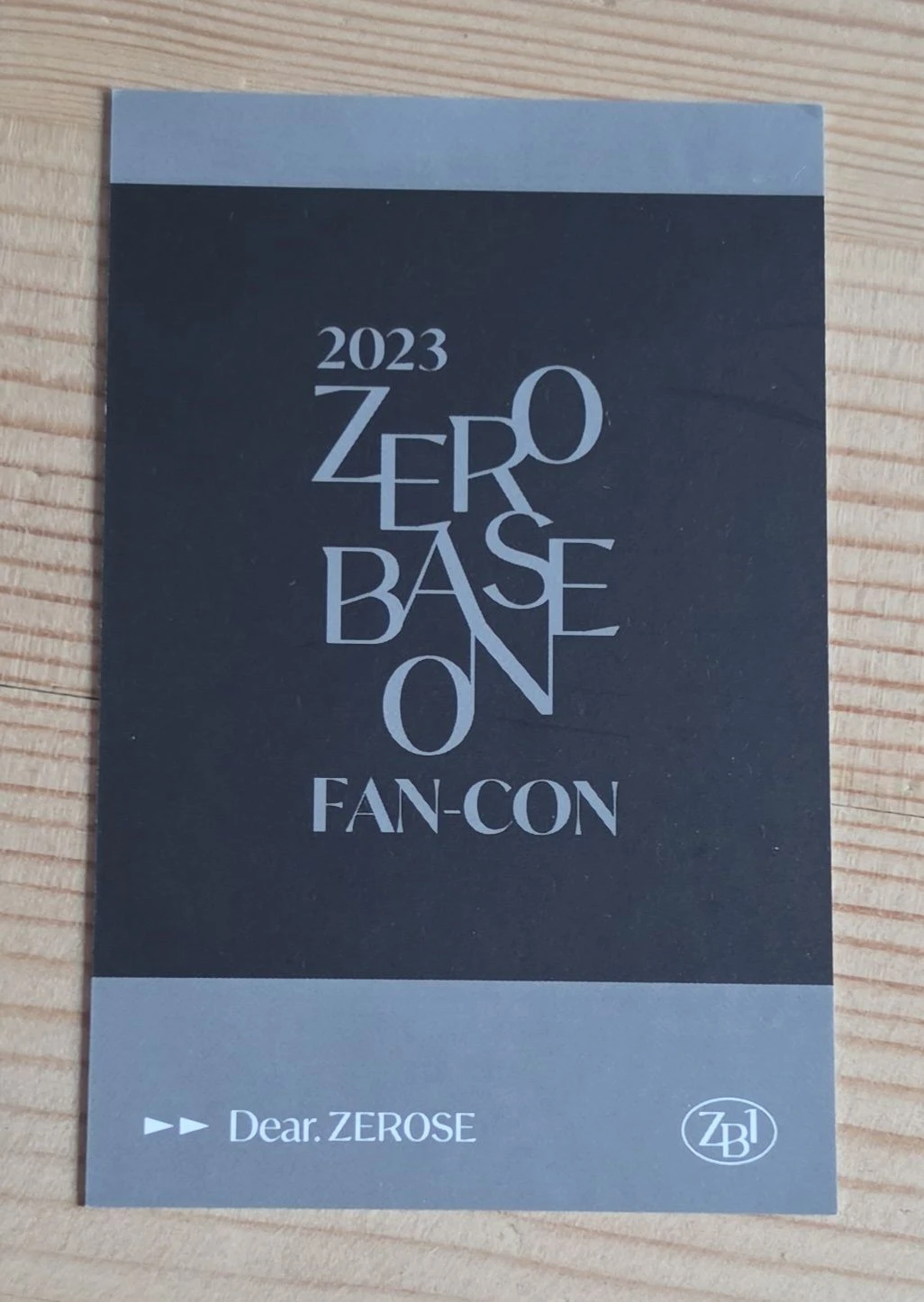 ZEROBASEONE Hao ZEROBASEONE - Hao - 2023 FAN-CON Event trading card E version polaroid listing photo 2