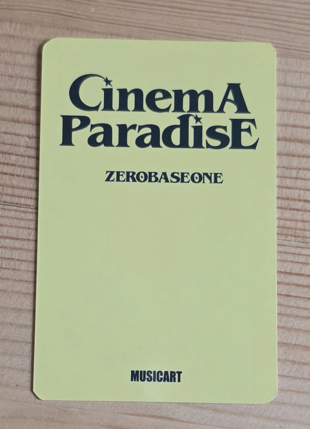 ZEROBASEONE Hanbin ZEROBASEONE - Hanbin - Cinema Paradise Album musicart (music art) video call (fancall) listing photo 2