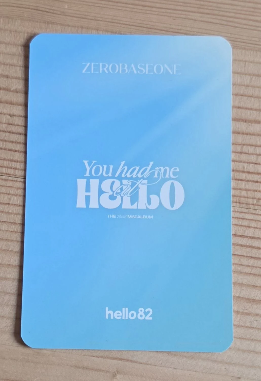 ZEROBASEONE Hanbin ZEROBASEONE - Hanbin - You had me at HELLO Album digipack version hello82 exclusive US exclusive listing photo 2