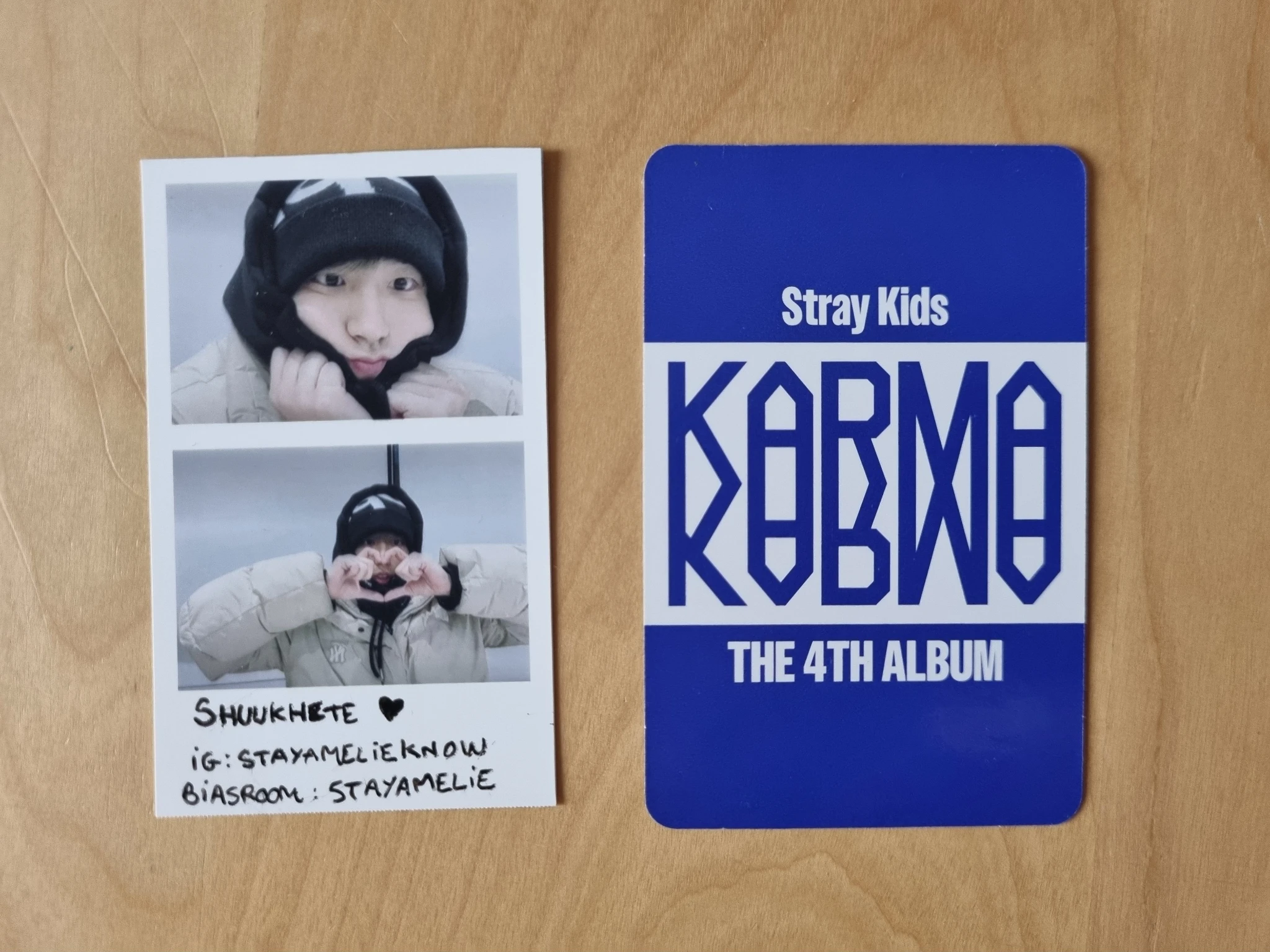 Stray Kids Seungmin Stray Kids - Seungmin - KARMA Album album photocard listing photo 2