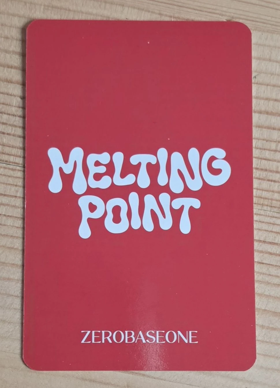 ZEROBASEONE Hanbin ZEROBASEONE - Hanbin - Melting Point Album pob (pre-order benefit) listing photo 2