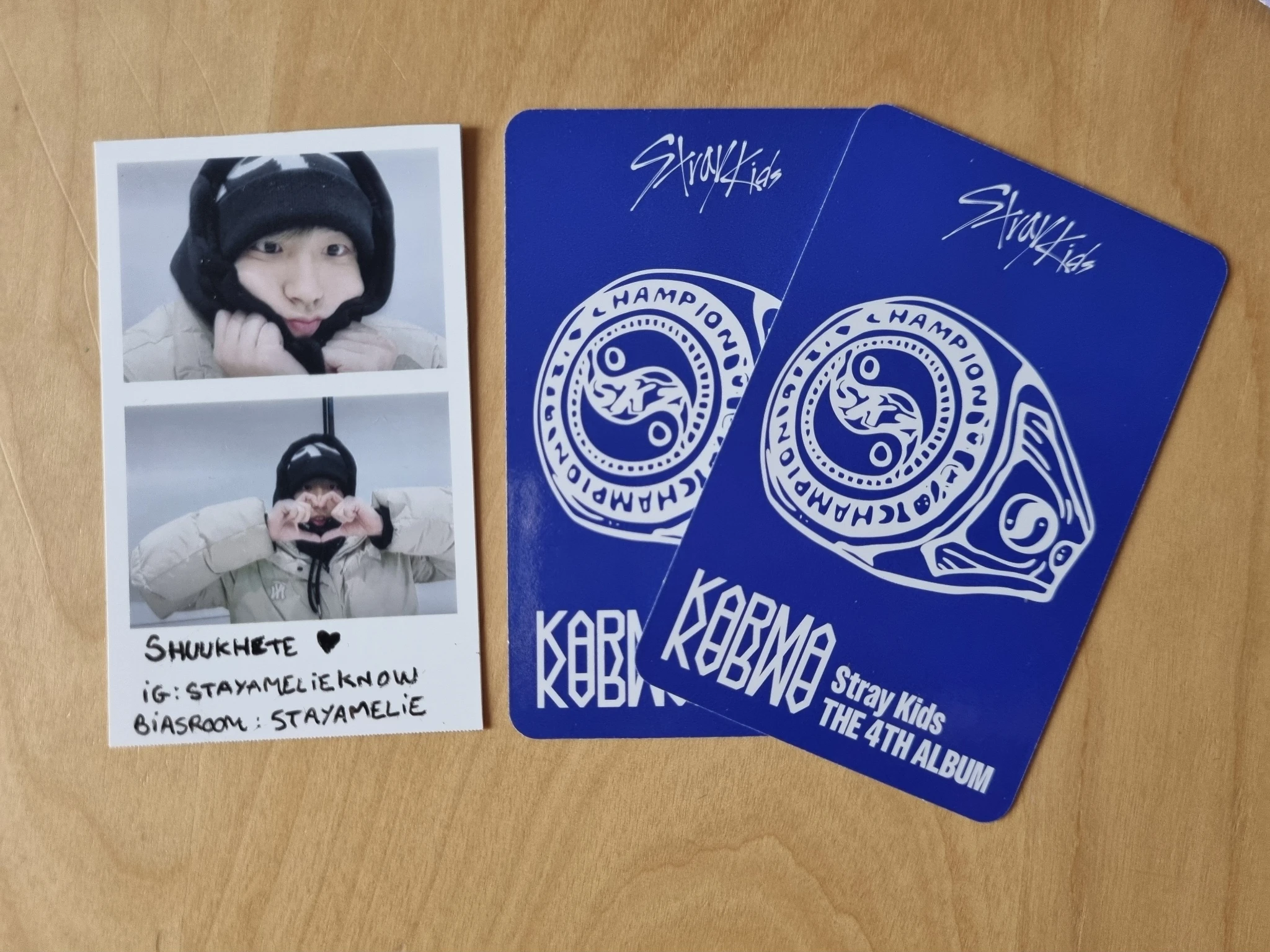Stray Kids Felix Stray Kids - Felix - KARMA Album album photocard accordion version first press only listing photo 2