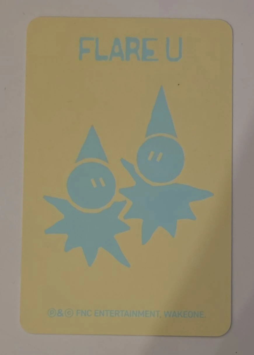 FLARE U FLARE U - YOUTH ERROR Album diary version album photocard listing photo 2