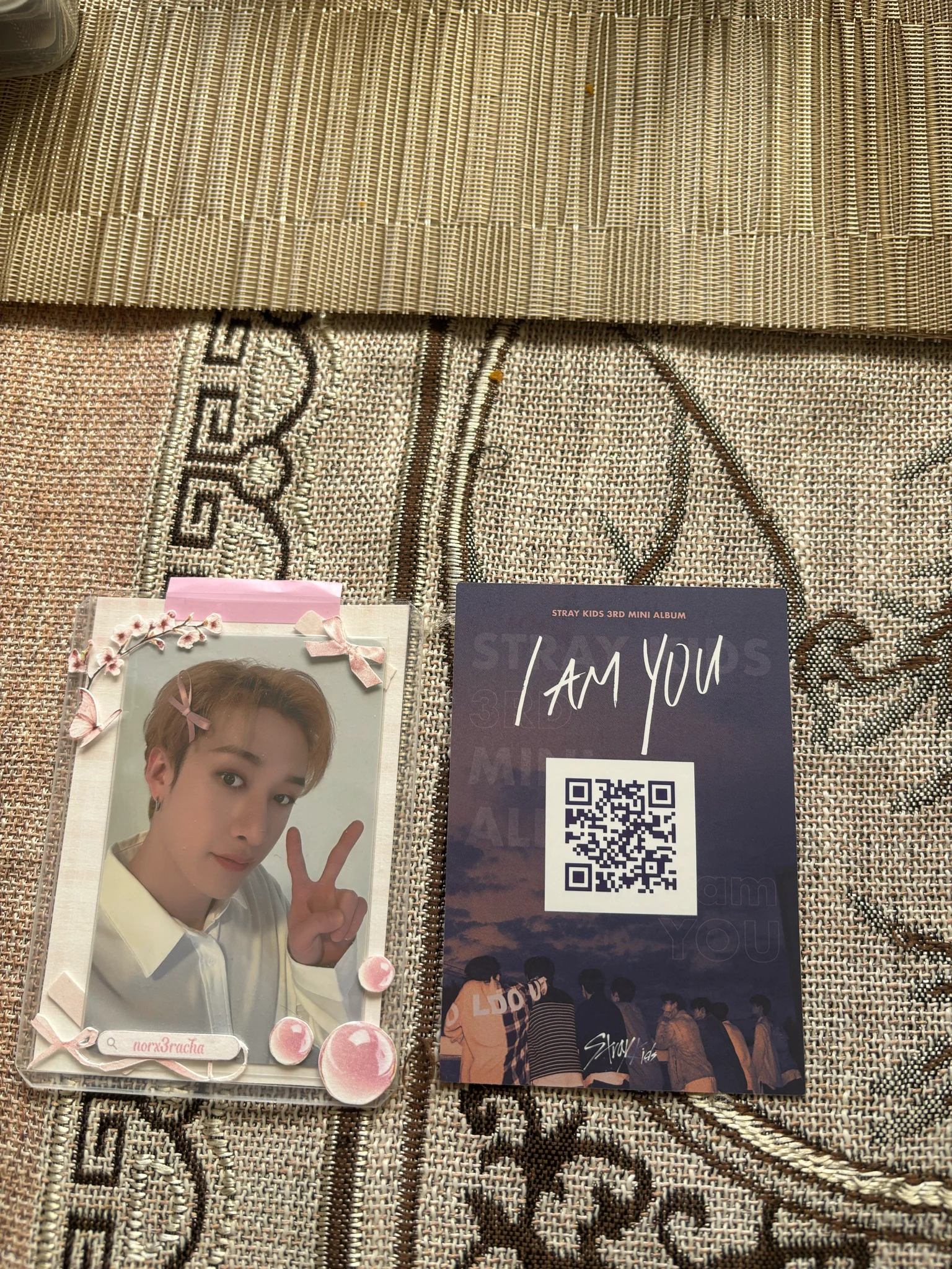 Stray Kids Seungmin Stray Kids - Seungmin - I am YOU Album polaroid non-standard size A version standard version qr card album inclusion listing photo 2