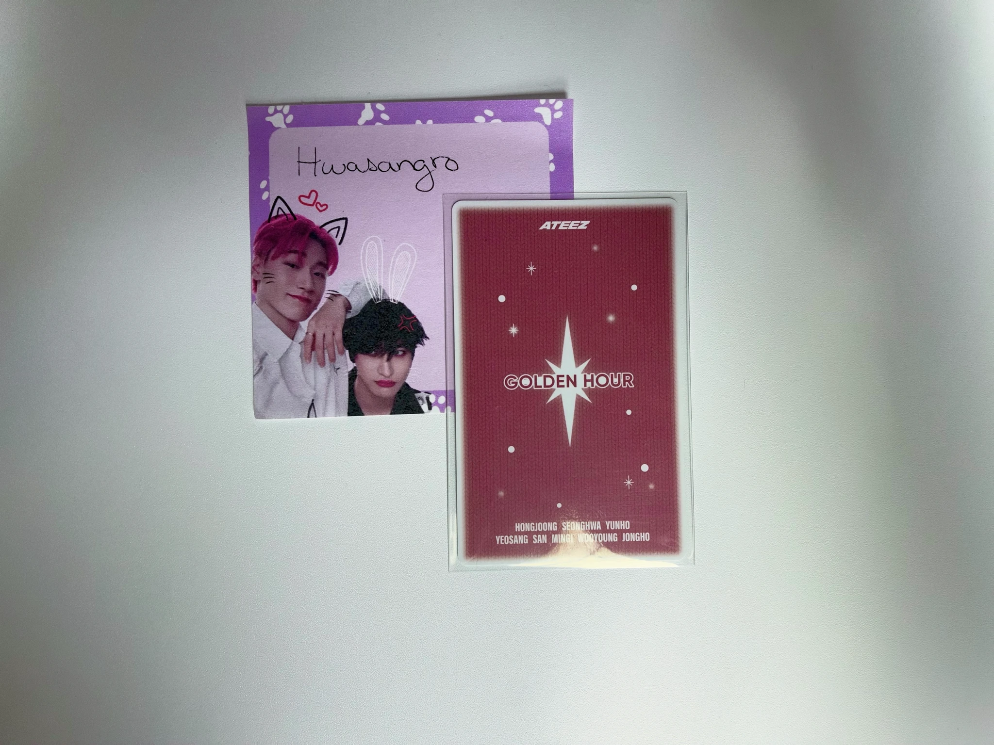 ATEEZ Seonghwa ATEEZ - Seonghwa - Golden Hour : Part 2 Album mbc gayo daejejeon 2024 sbs gayo broadcast gift listing photo 2