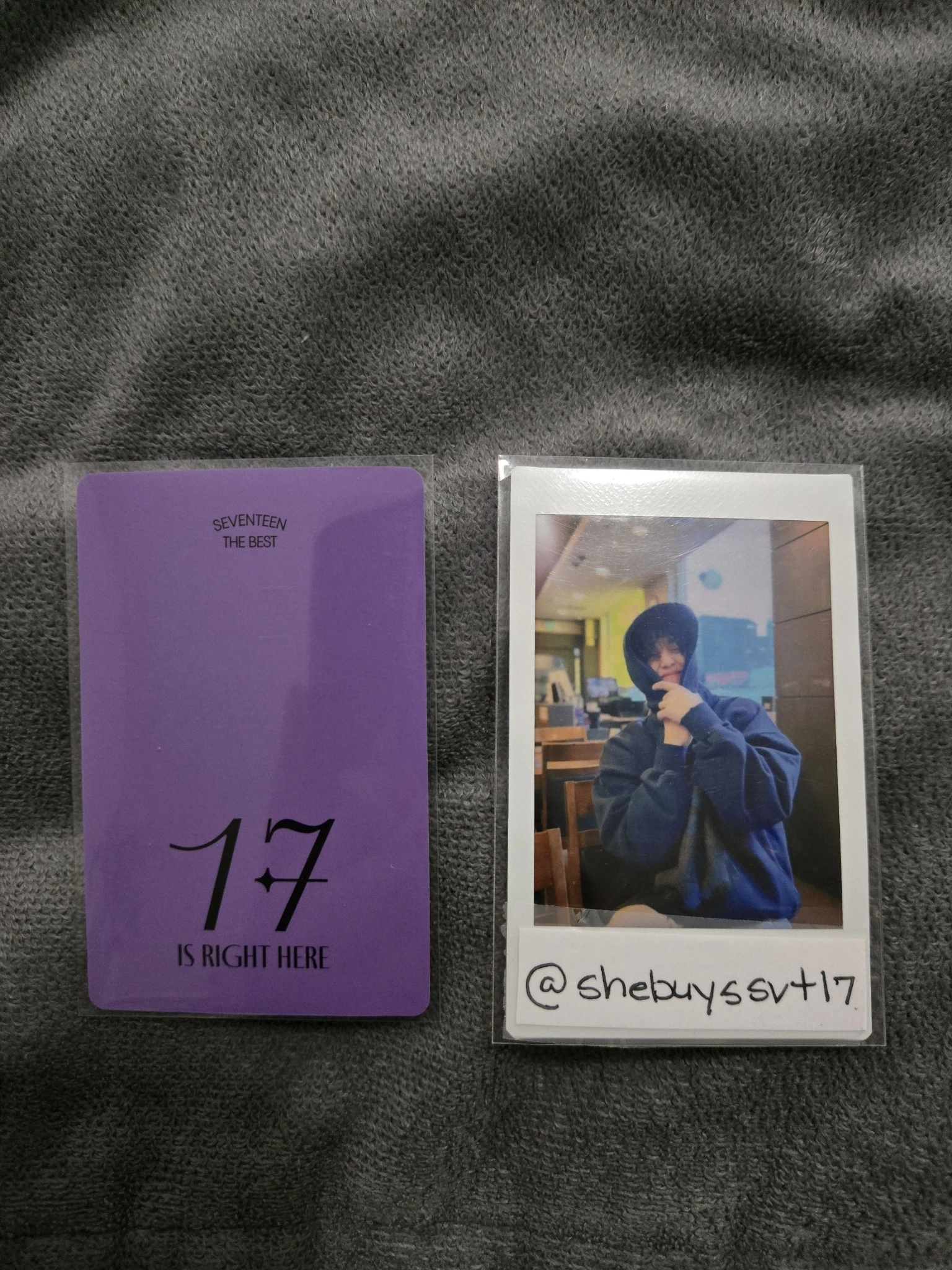 SEVENTEEN S.Coups SEVENTEEN - S.Coups - 17 IS RIGHT HERE Album withfans / yizhiyu (yzy) video call (fancall) B version listing photo 2