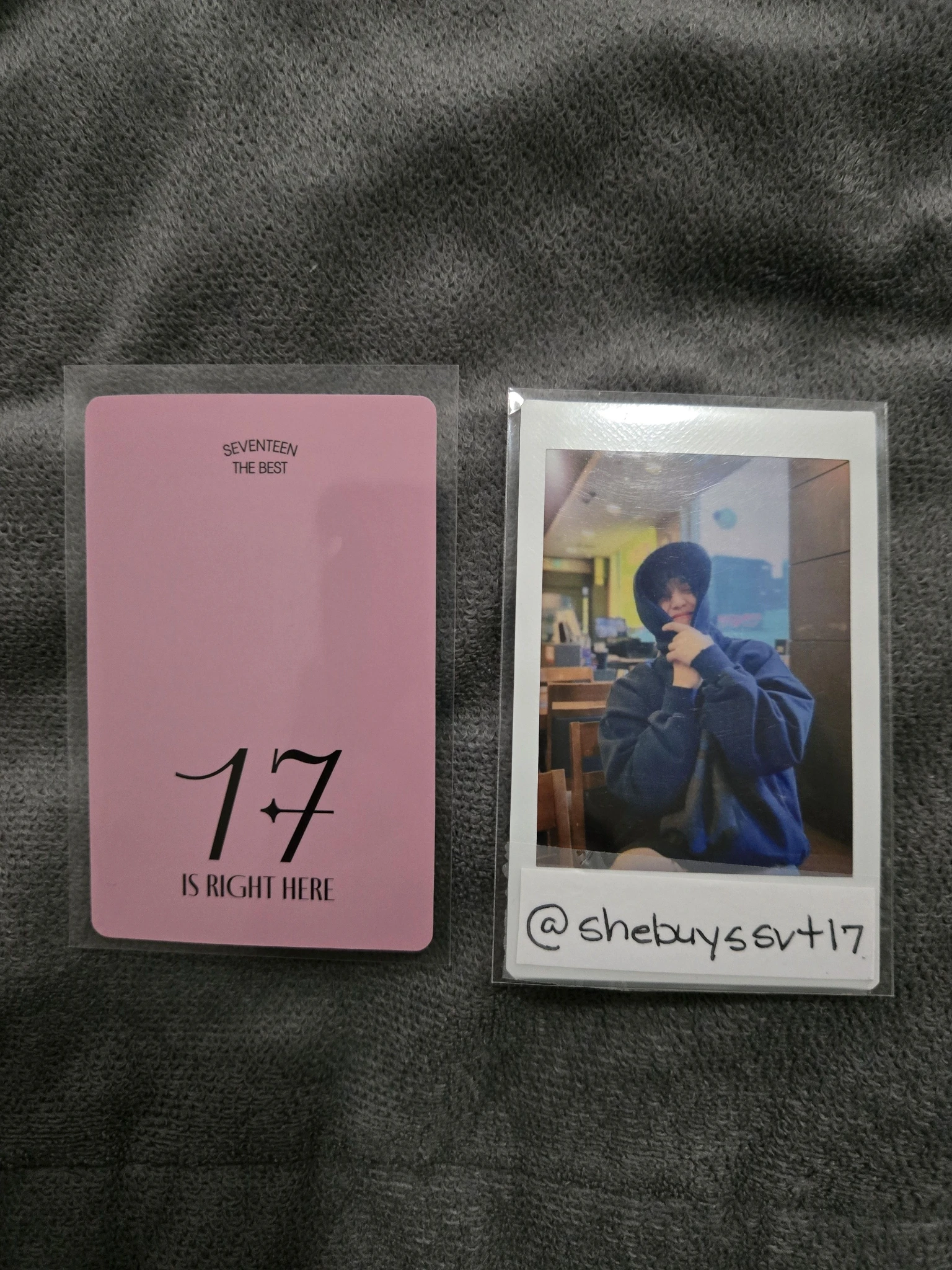 SEVENTEEN S.Coups SEVENTEEN - S.Coups - 17 IS RIGHT HERE Album yizhiyu (yzy) fansign online C version listing photo 2