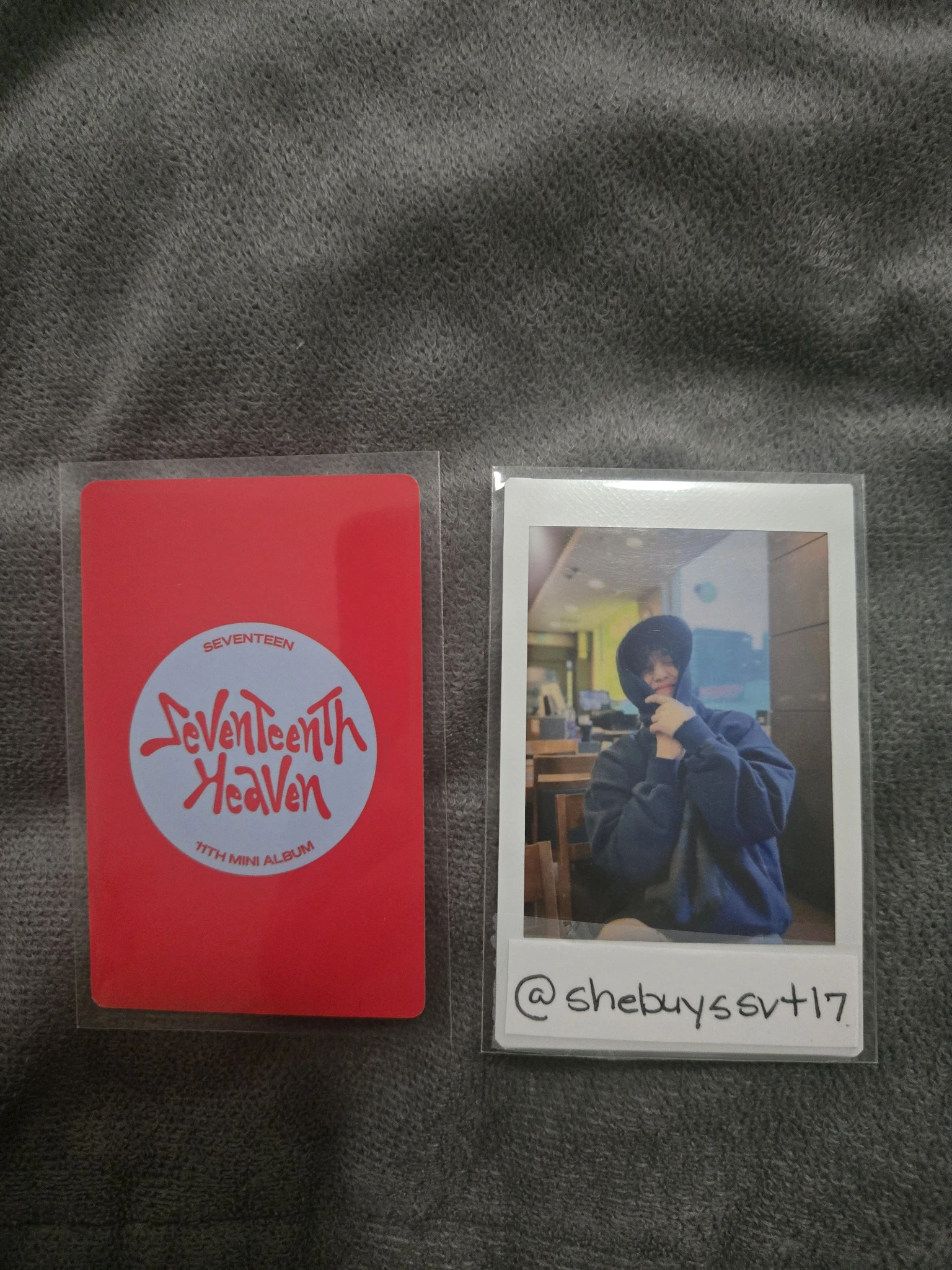 SEVENTEEN S.Coups SEVENTEEN - S.Coups - Seventeenth Heaven Album withfans / yizhiyu (yzy) fansign D version listing photo 2