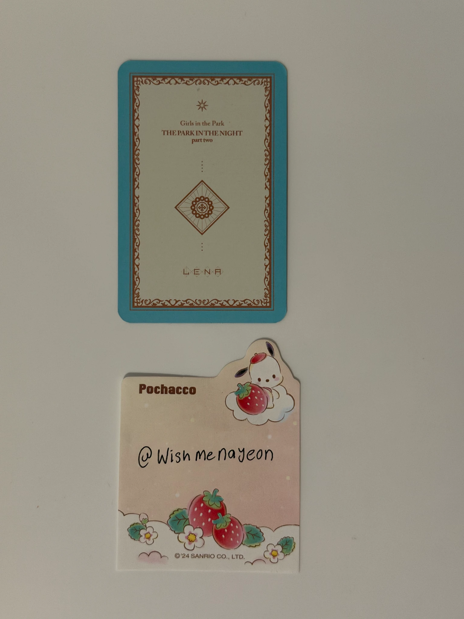 GWSN Lena GWSN - Lena - THE PARK IN THE NIGHT part two Album album photocard FPO listing photo 2