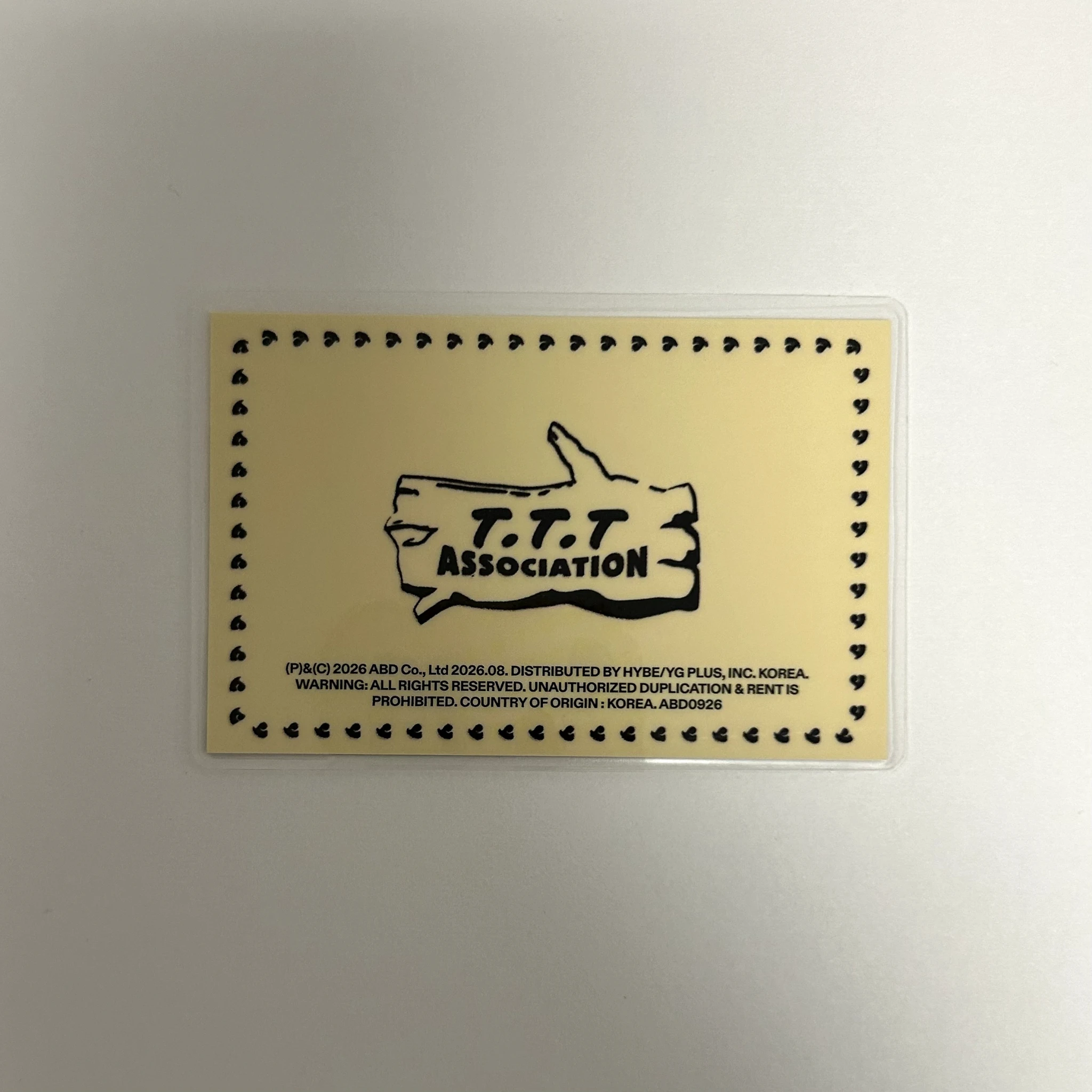 TUIDE Seah TUIDE - Seah - TUNE & PLAY Album album photocard membership card we tune version listing photo 2