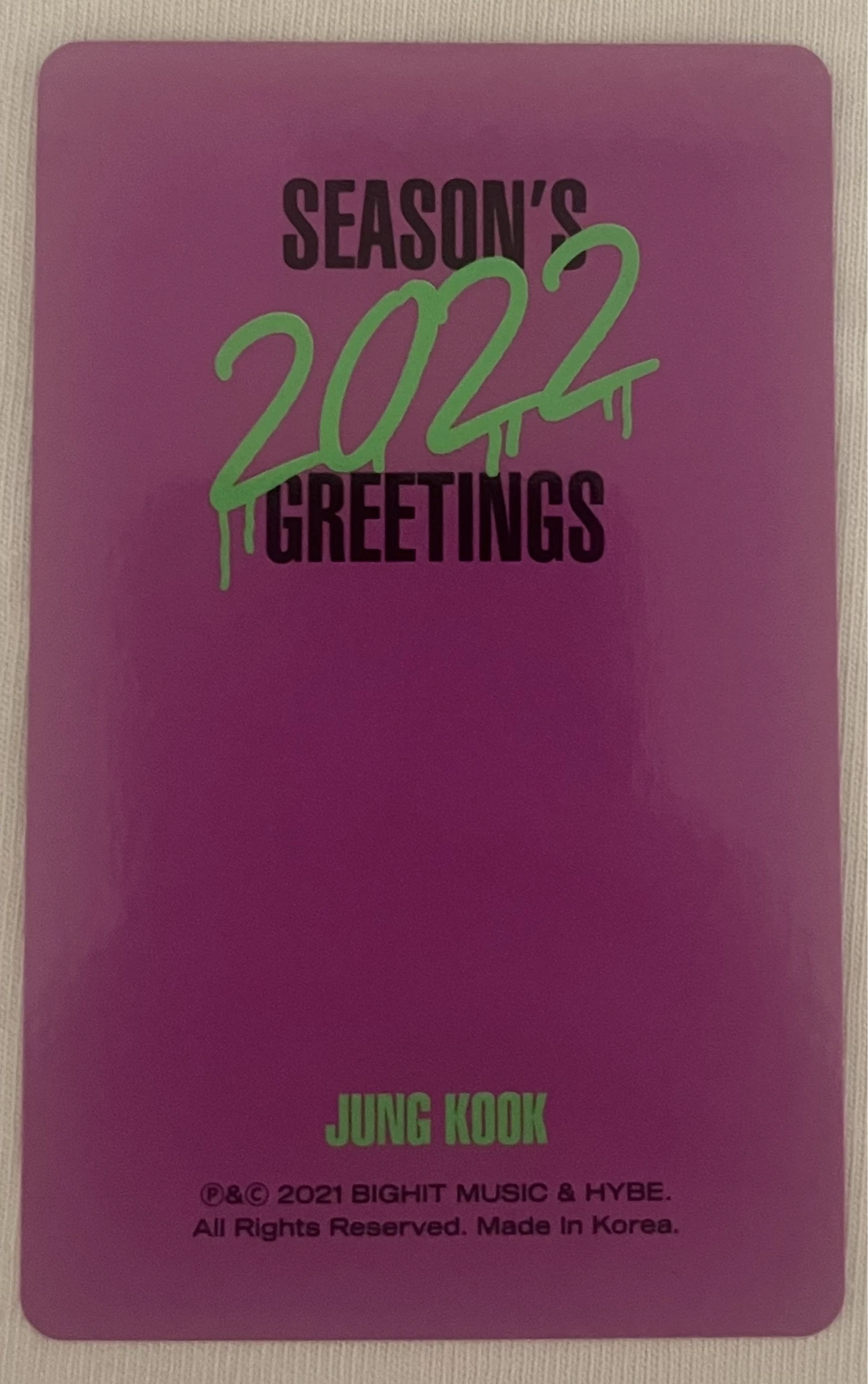BTS Jungkook BTS - Jungkook - 2022 Season’s Greetings Event listing photo 2