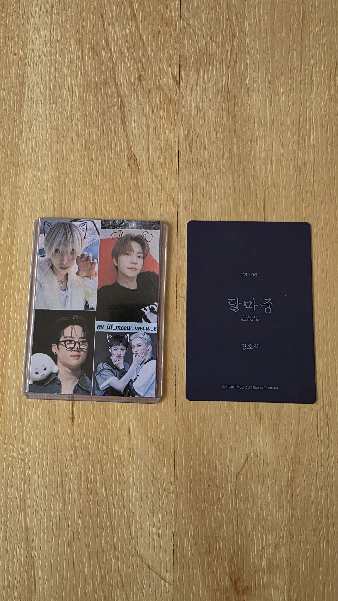 BTS j-hope BTS - j-hope - Dalmajung 2022 Other mini photocard photocard set merch photocard 3/6 listing photo 2