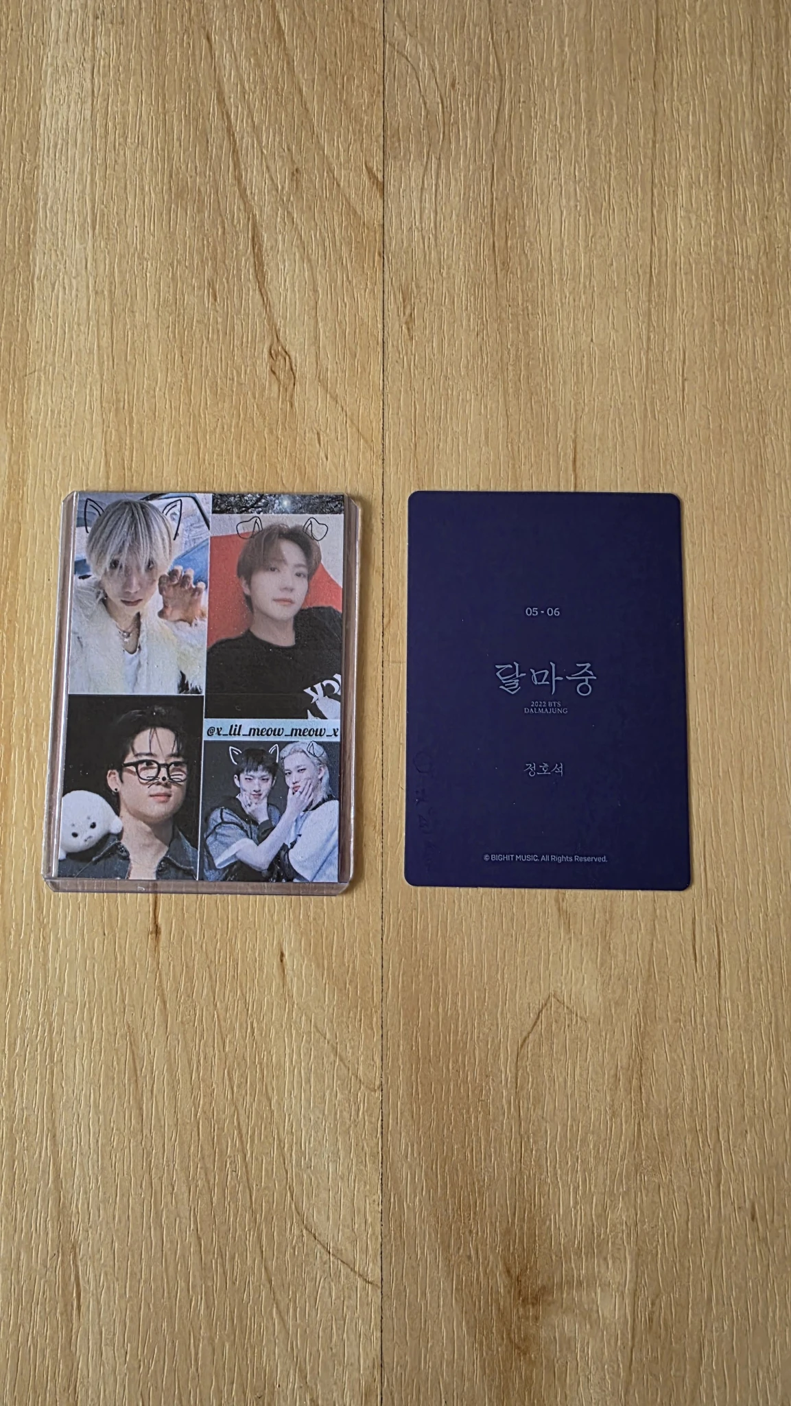 BTS j-hope BTS - j-hope - Dalmajung 2022 Other photocard set merch photocard mini photocard 5/6 listing photo 2