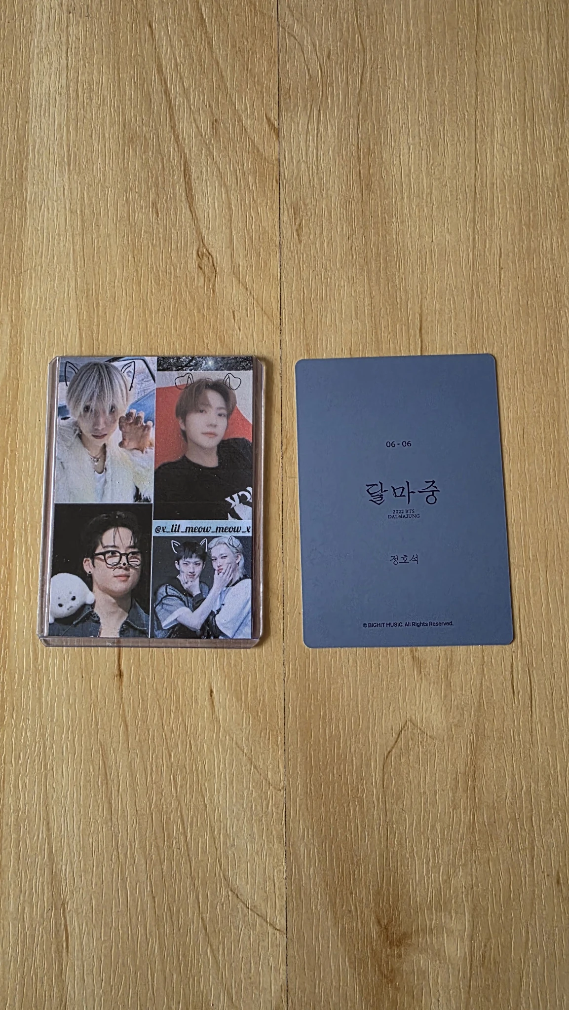 BTS j-hope BTS - j-hope - Dalmajung 2022 Other merch photocard photocard set mini photocard 6/6 listing photo 2