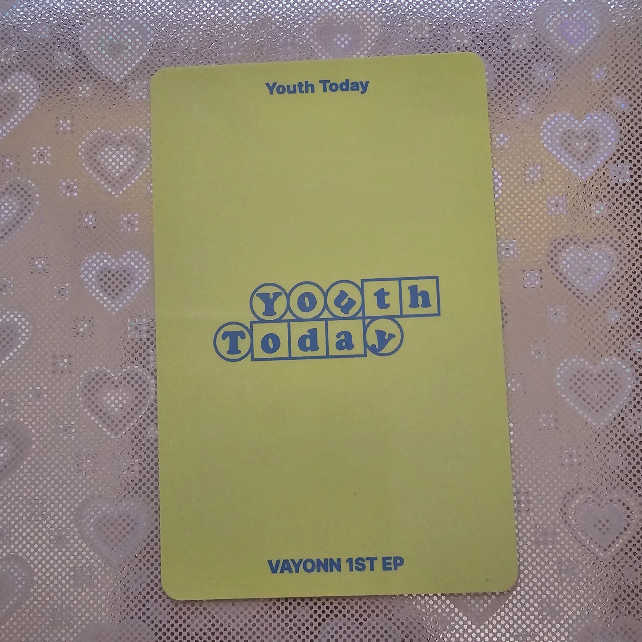 VAYONN Mano VAYONN - Mano - Youth Today Album album photocard youth version listing photo 2