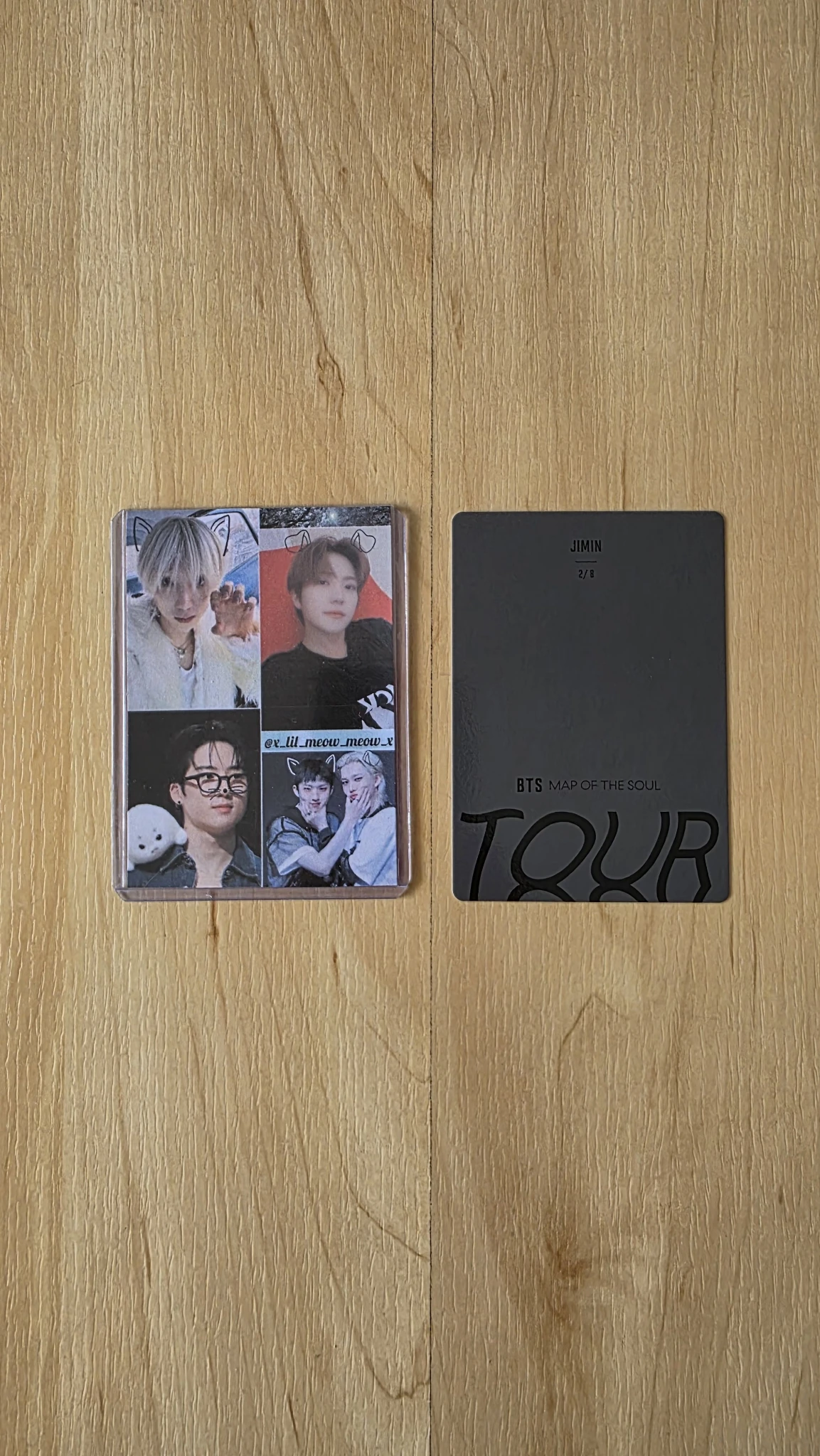 BTS Jimin BTS - Jimin - Map Of The Soul Tour Event mini photocard listing photo 2