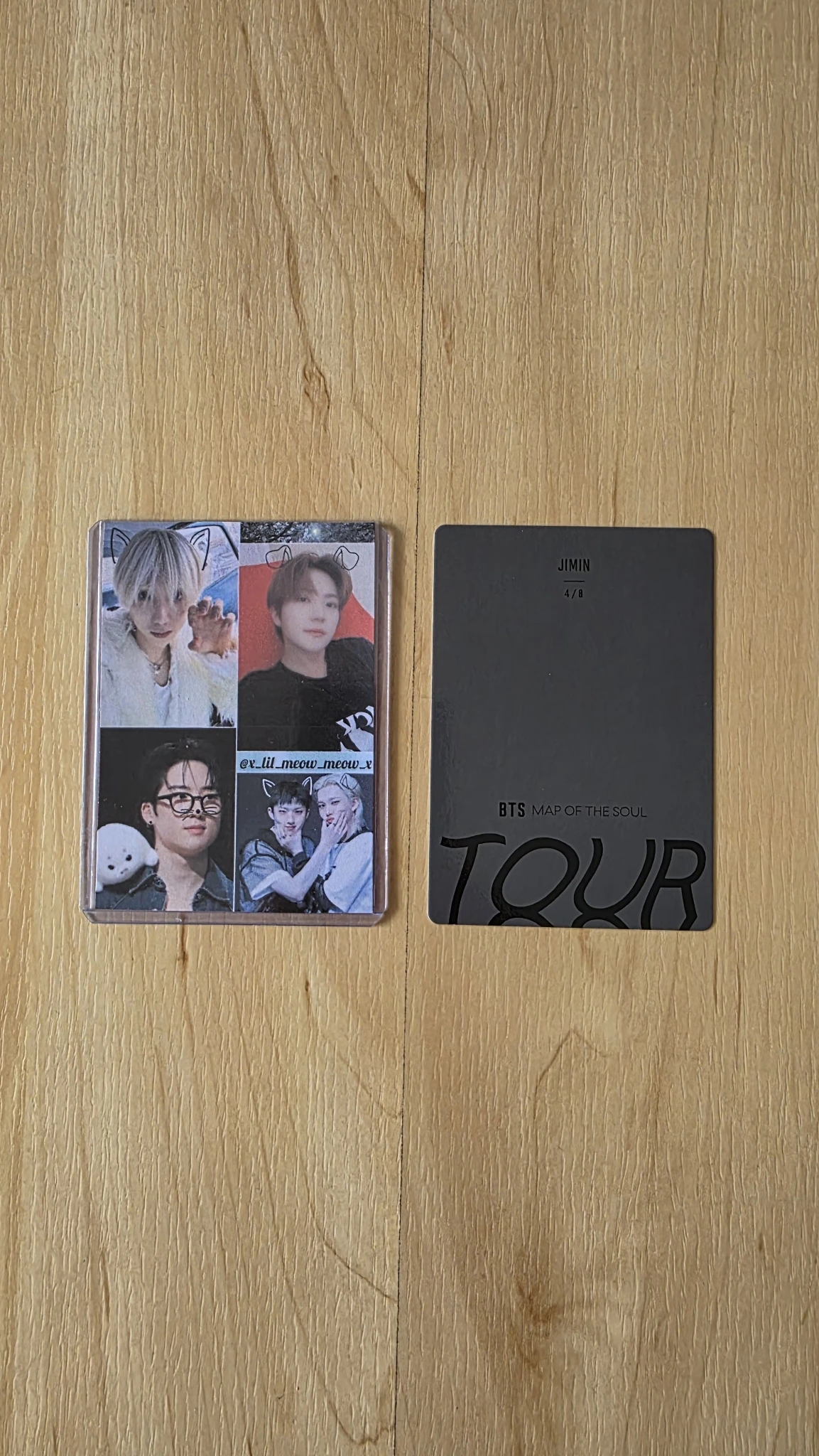 BTS Jimin BTS - Jimin - Map Of The Soul Tour Event mini photocard listing photo 2