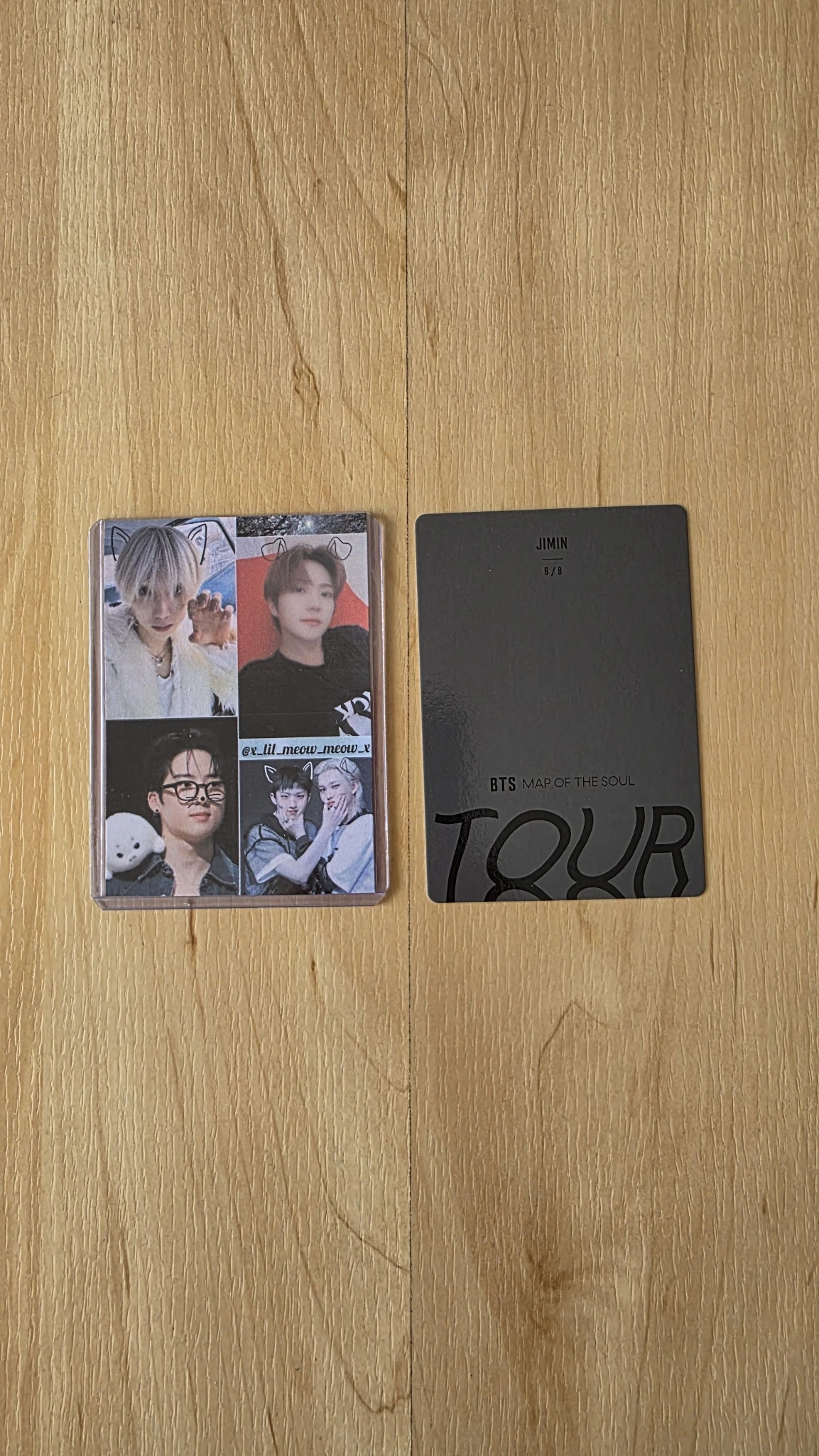 BTS Jimin BTS - Jimin - Map Of The Soul Tour Event mini photocard listing photo 2