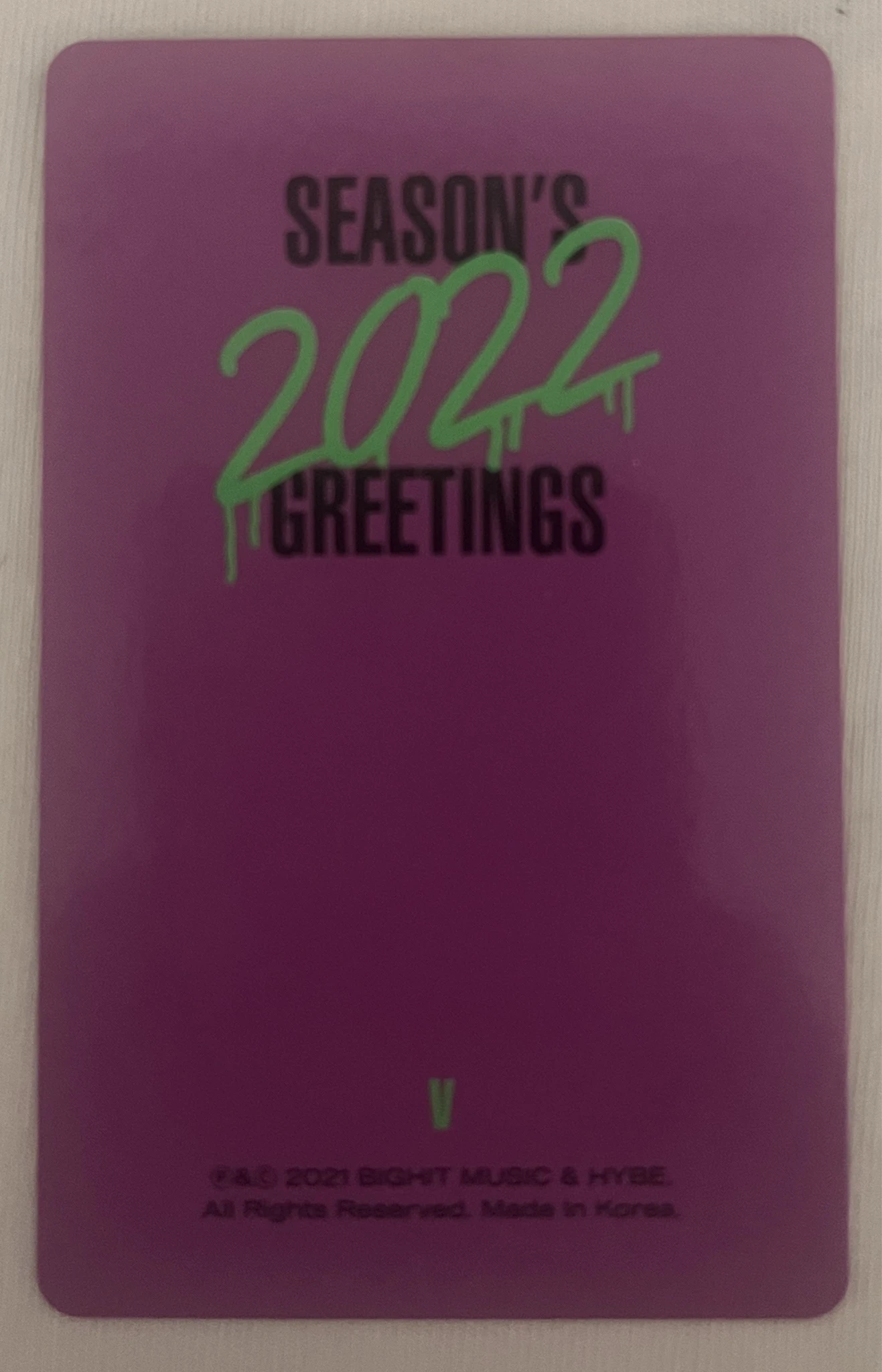 BTS V BTS - V - 2022 Season’s Greetings Event listing photo 2