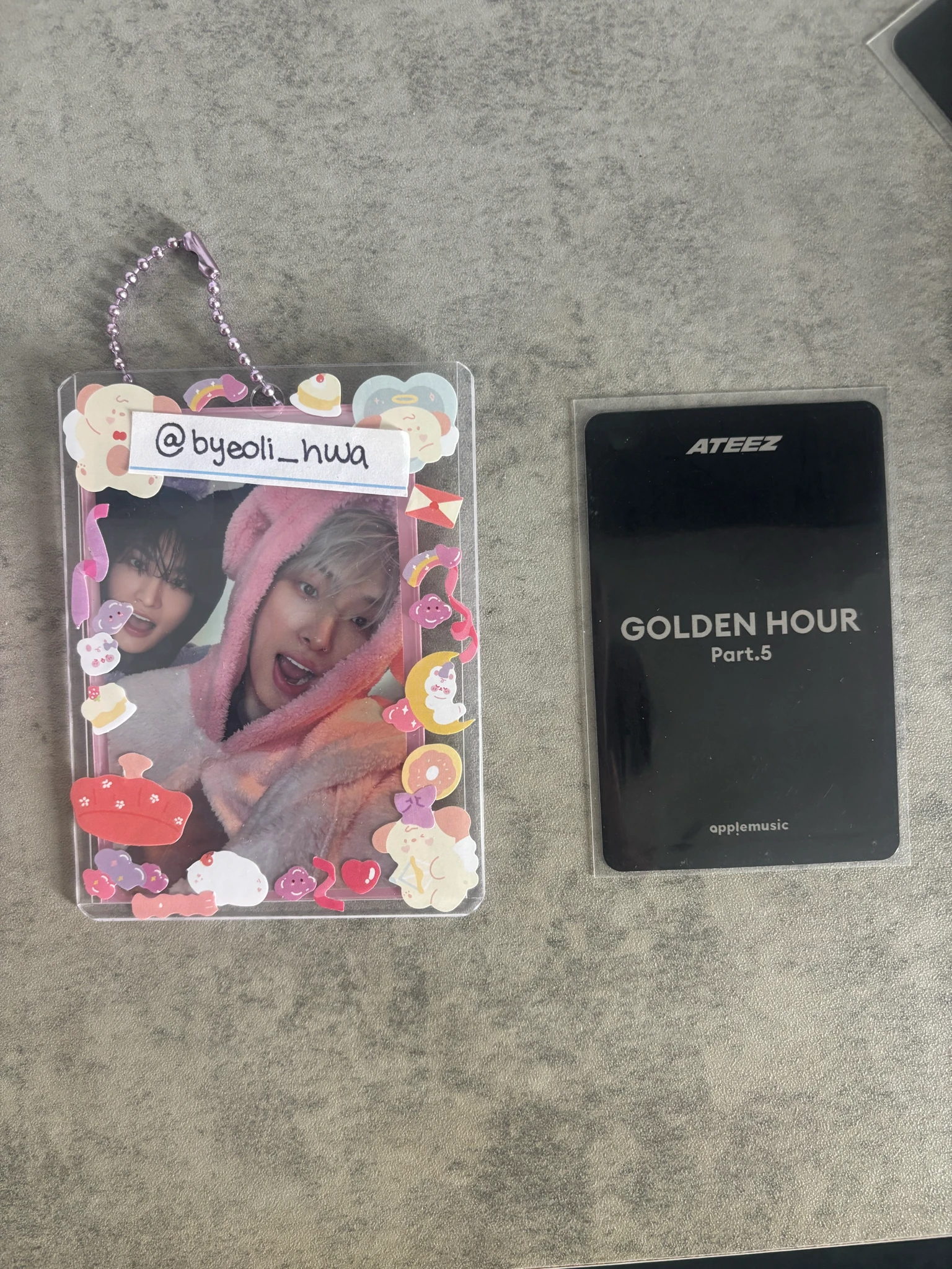 ATEEZ ATEEZ - Yunho & Mingi - GOLDEN HOUR : Part.5 Album apple music pob (pre-order benefit) listing photo 2
