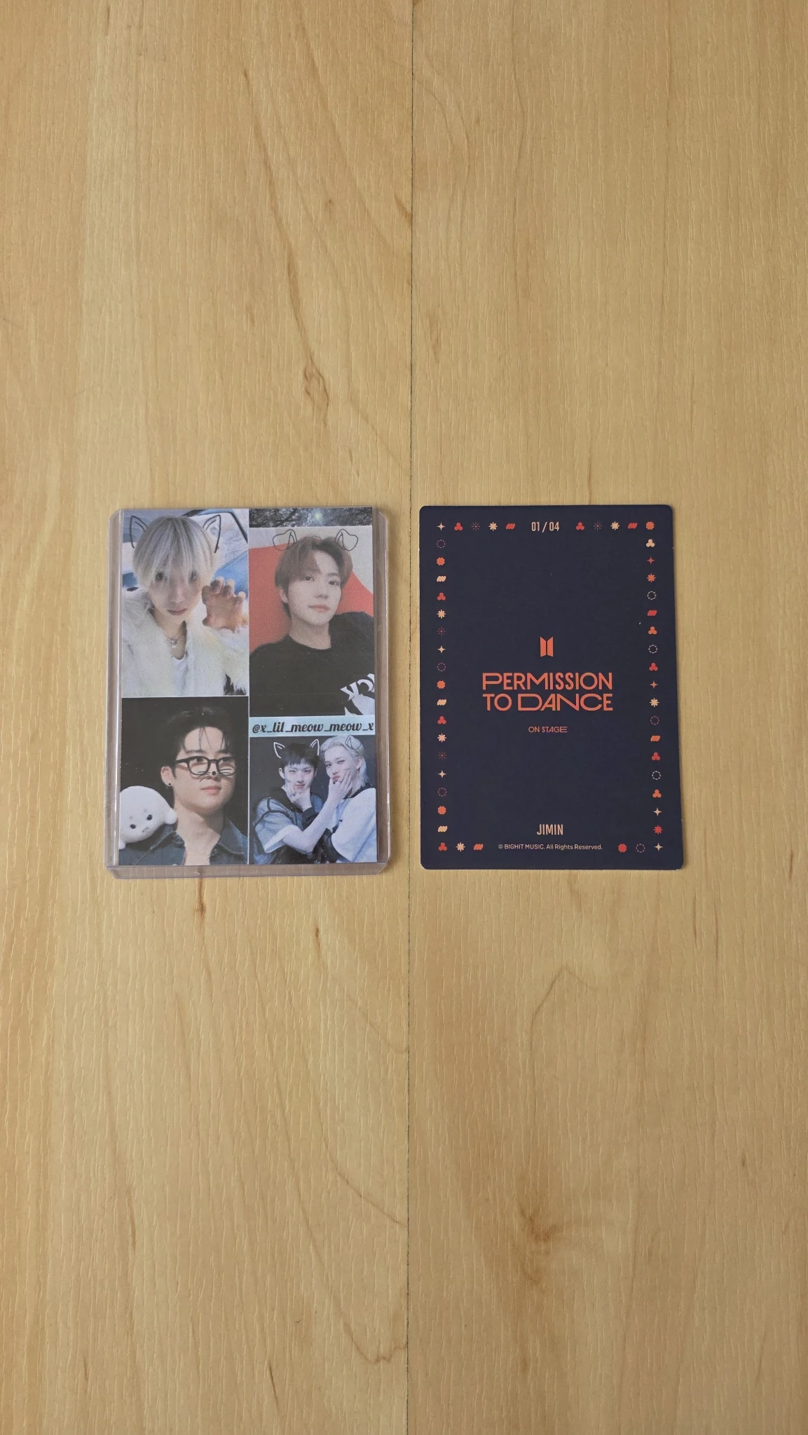 BTS Jimin BTS - Jimin - Permission To Dance On Stage Tour Event mini photocard seoul version listing photo 2