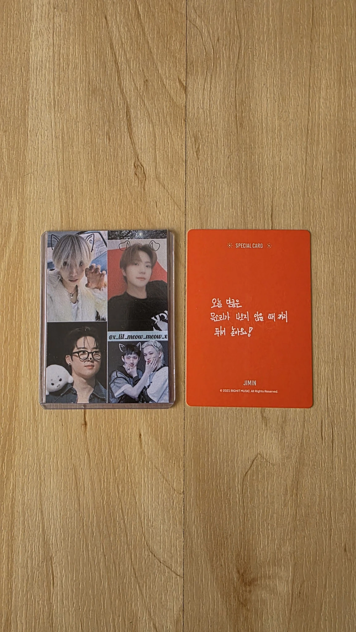BTS Jimin BTS - Jimin - Permission To Dance On Stage Tour Event mini photocard listing photo 2