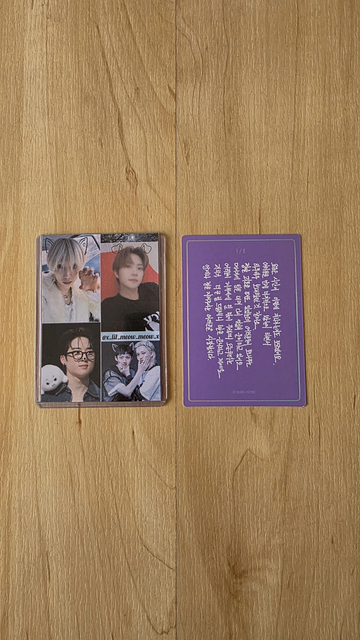 BTS Jimin BTS - Jimin - 2021 Muster Sowoozoo Event mini photocard listing photo 2