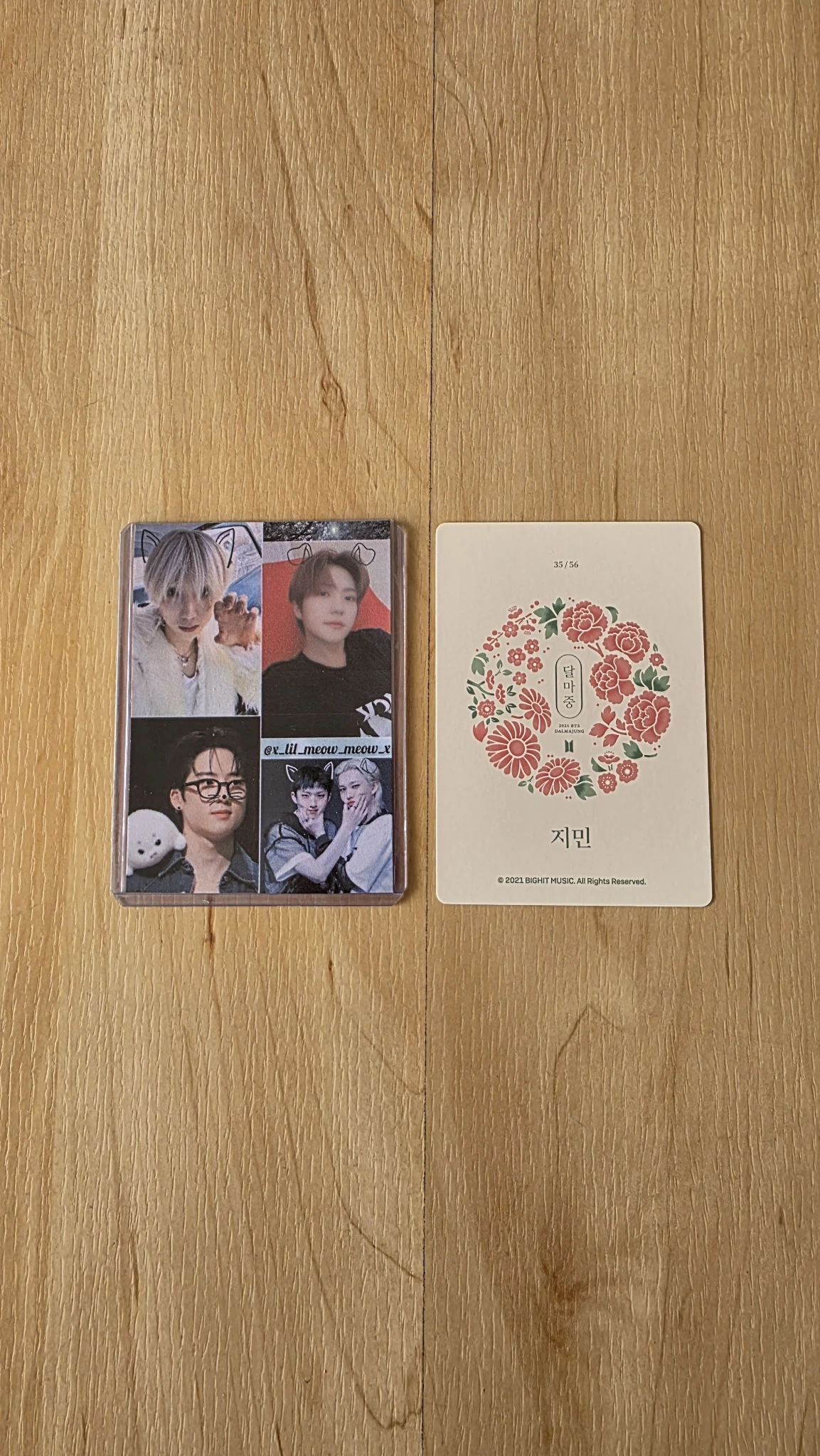 BTS Jimin BTS - Jimin - Dalmajung 2021 Other mini photocard listing photo 2
