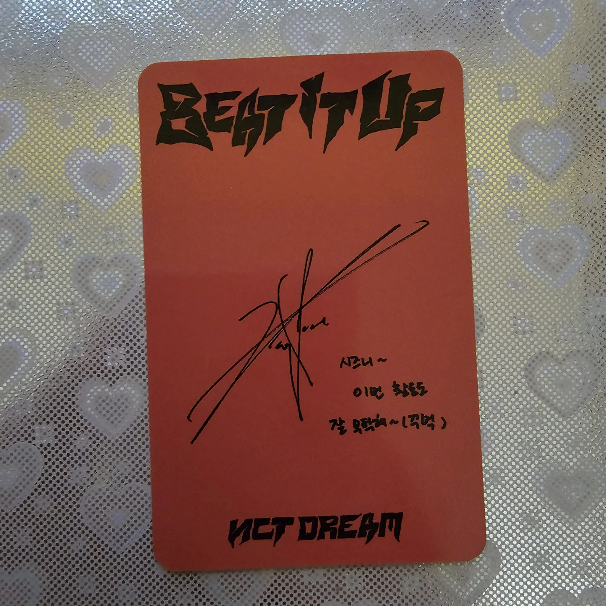 NCT DREAM Jeno NCT DREAM - Jeno - Beat It Up Album album photocard beat it up version listing photo 2