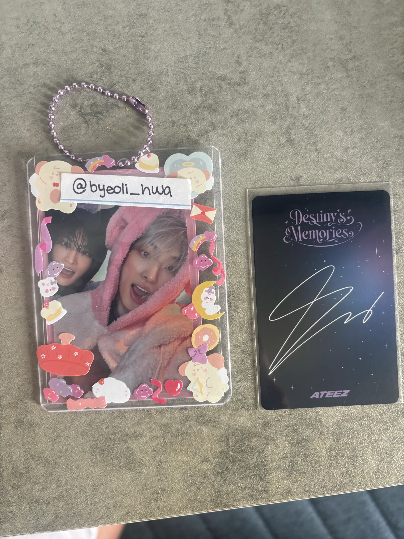 ATEEZ Seonghwa ATEEZ - Seonghwa - Destiny's Memories Exhibition Other trading card listing photo 2