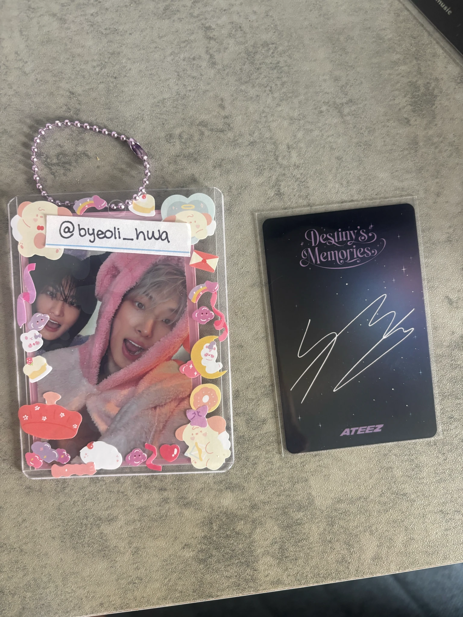 ATEEZ Mingi ATEEZ - Mingi - Destiny's Memories Exhibition Other trading card listing photo 2
