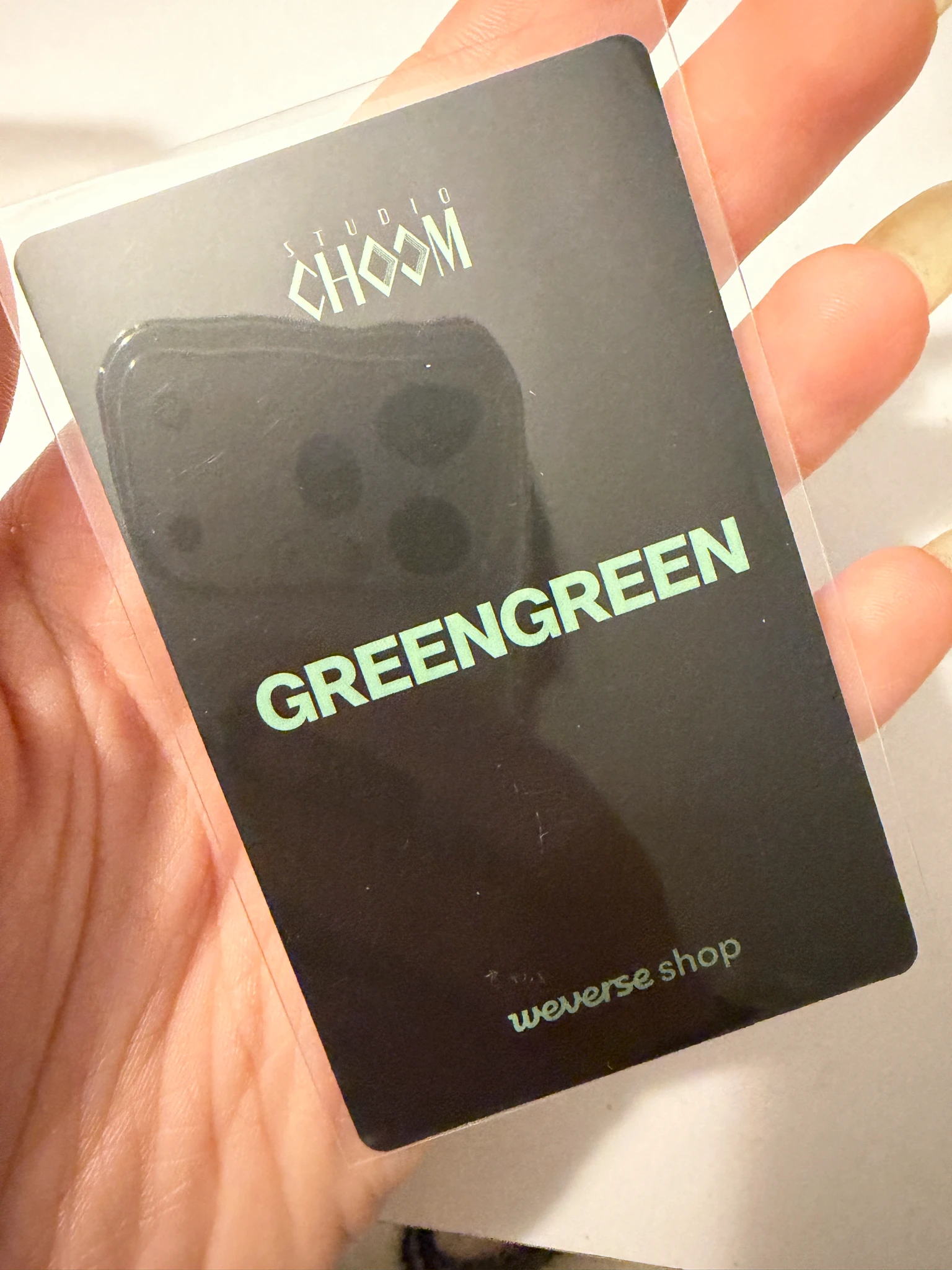 CORTIS Juhoon CORTIS - Juhoon - GREENGREEN Album studio choom pob (pre-order benefit) weverse global shop (wvg) B version listing photo 2