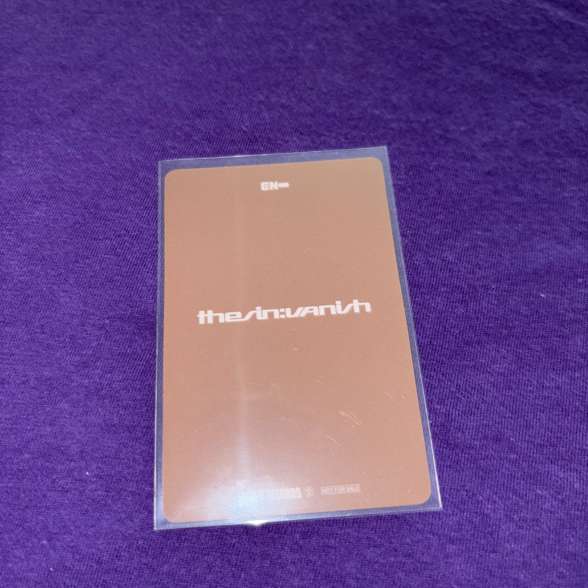 ENHYPEN Evan (Heeseung) ENHYPEN - Heeseung - THE SIN: VANISH Album tower records pob (pre-order benefit) listing photo 2