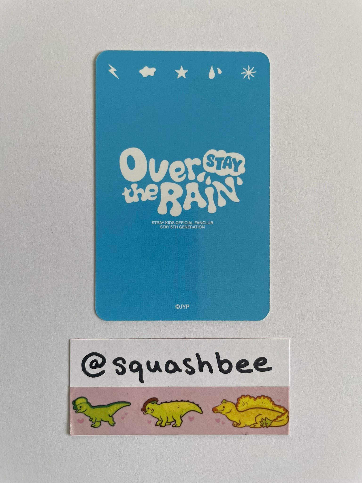 Stray Kids Seungmin Stray Kids - Seungmin - STAY Over The Rain Official Fan Club 5th Gen Other photocard set listing photo 2