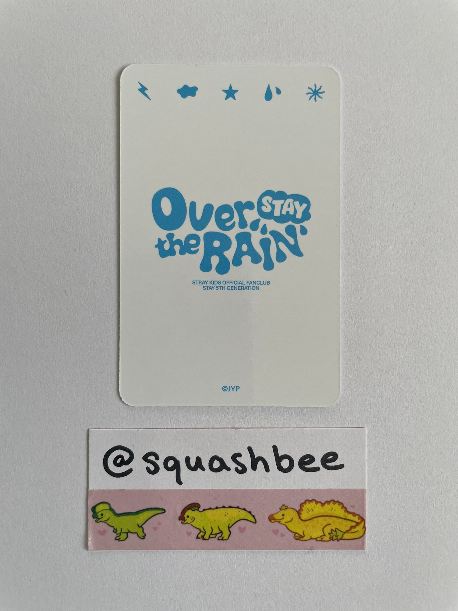 Stray Kids Seungmin Stray Kids - Seungmin - STAY Over The Rain Official Fan Club 5th Gen Other photocard set listing photo 2