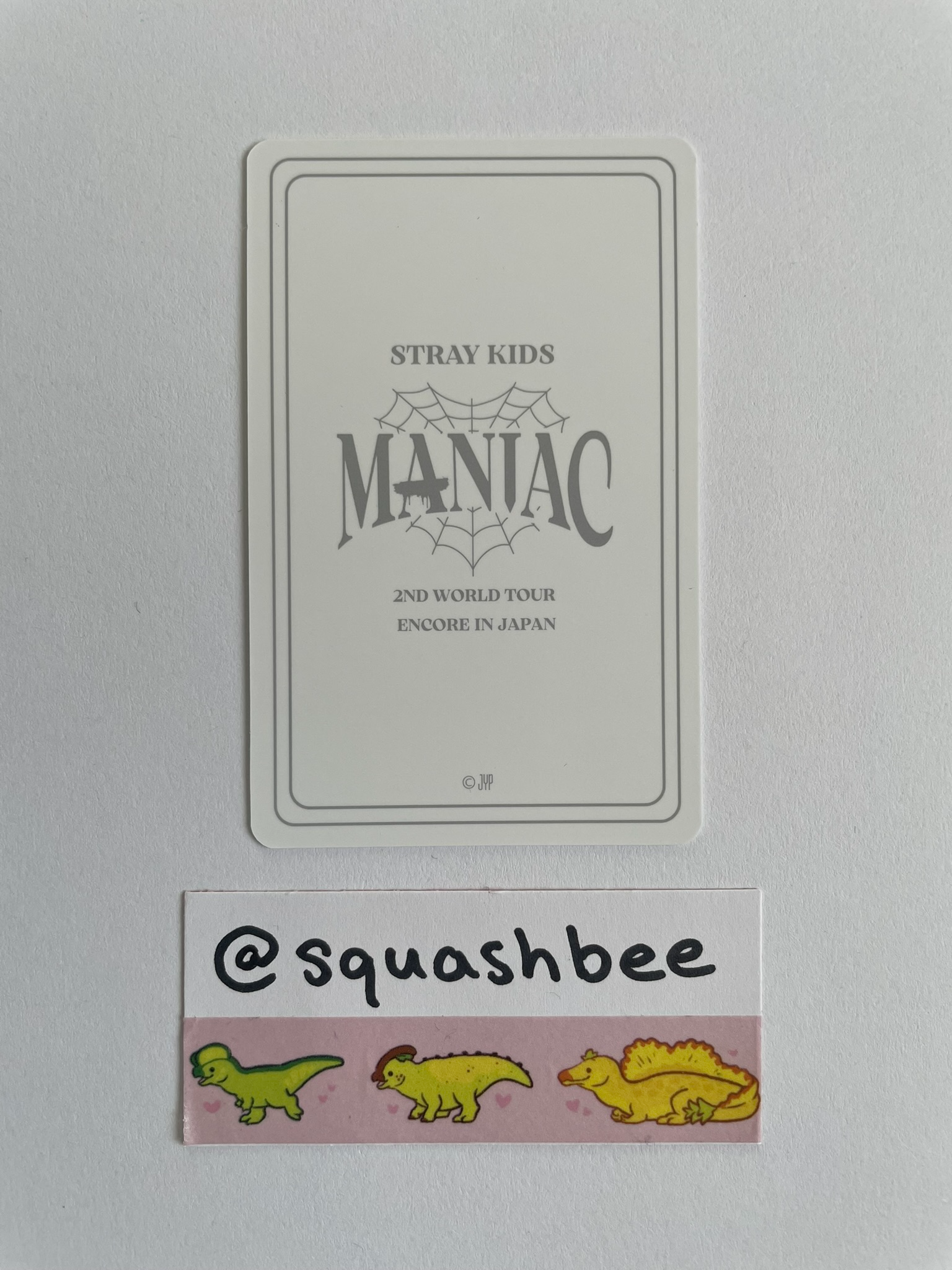 Stray Kids Seungmin Stray Kids - Seungmin - Maniac World Tour Event merch photocard polaroid set polaroid japan listing photo 2