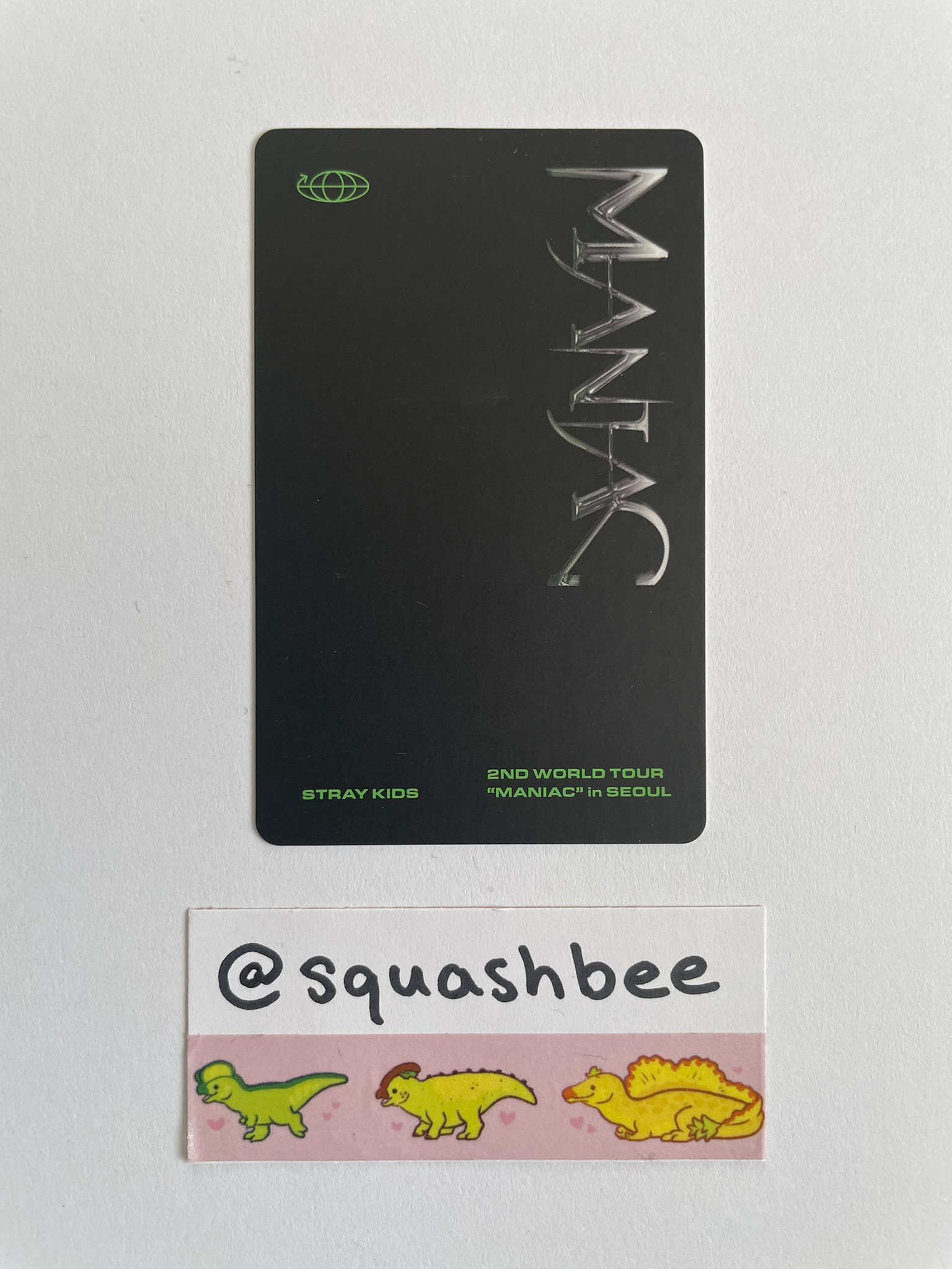 Stray Kids Seungmin Stray Kids - Seungmin - 2nd World Tour "MANIAC" in Seoul DVD Other photocard set listing photo 2