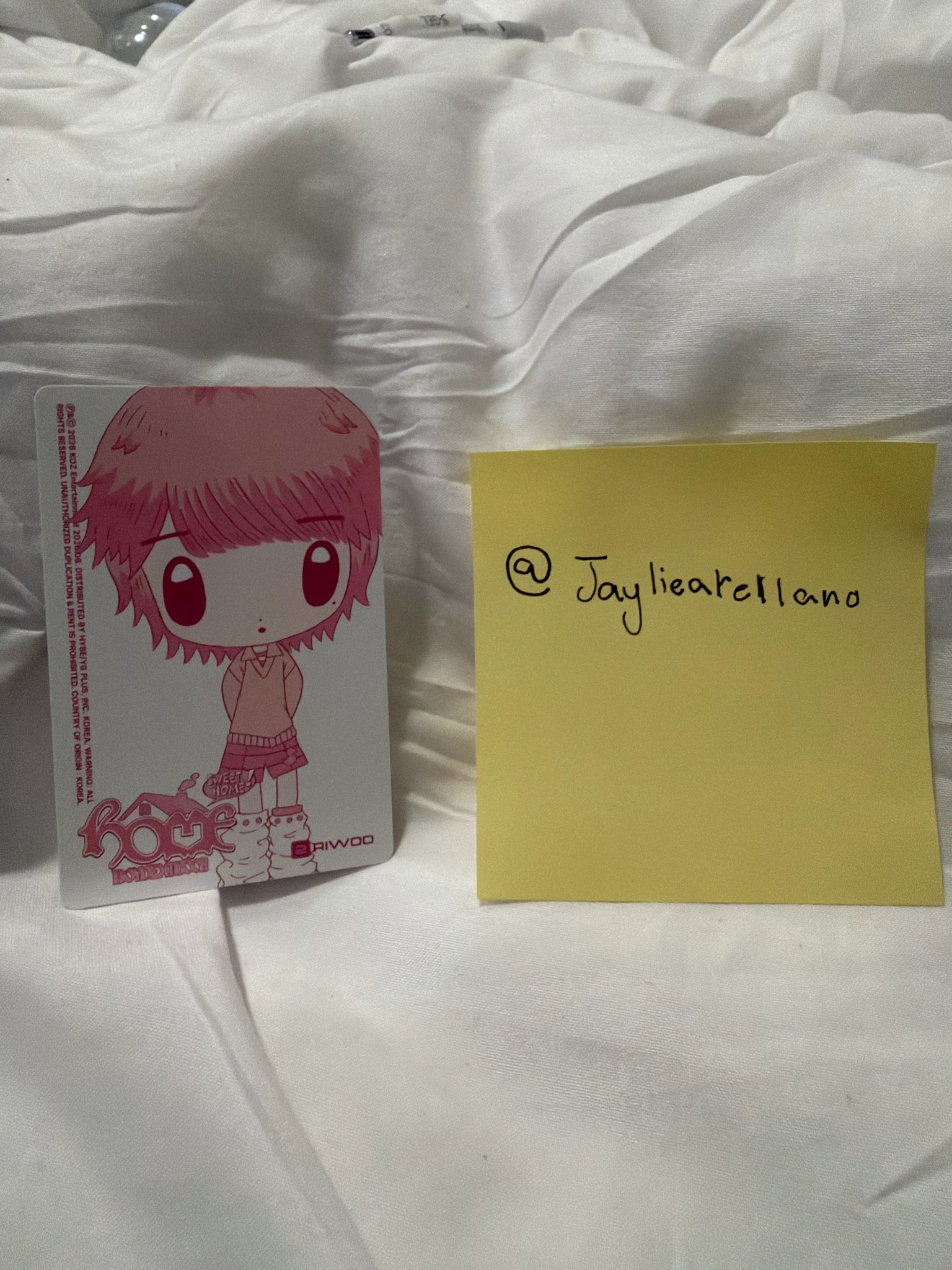 BOYNEXTDOOR Riwoo BOYNEXTDOOR - Riwoo - HOME Album album photocard sweet home version listing photo 2