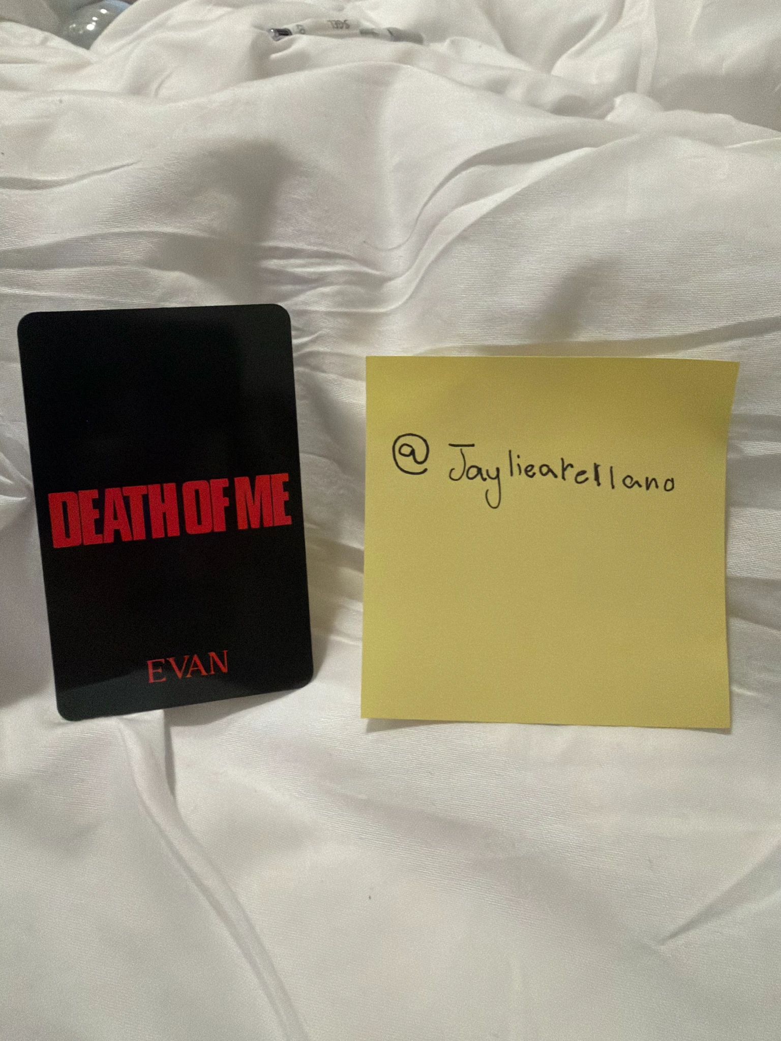 EVAN Evan (Heeseung) EVAN - Evan (Heeseung) - DEATH OF ME Album album photocard target version listing photo 2