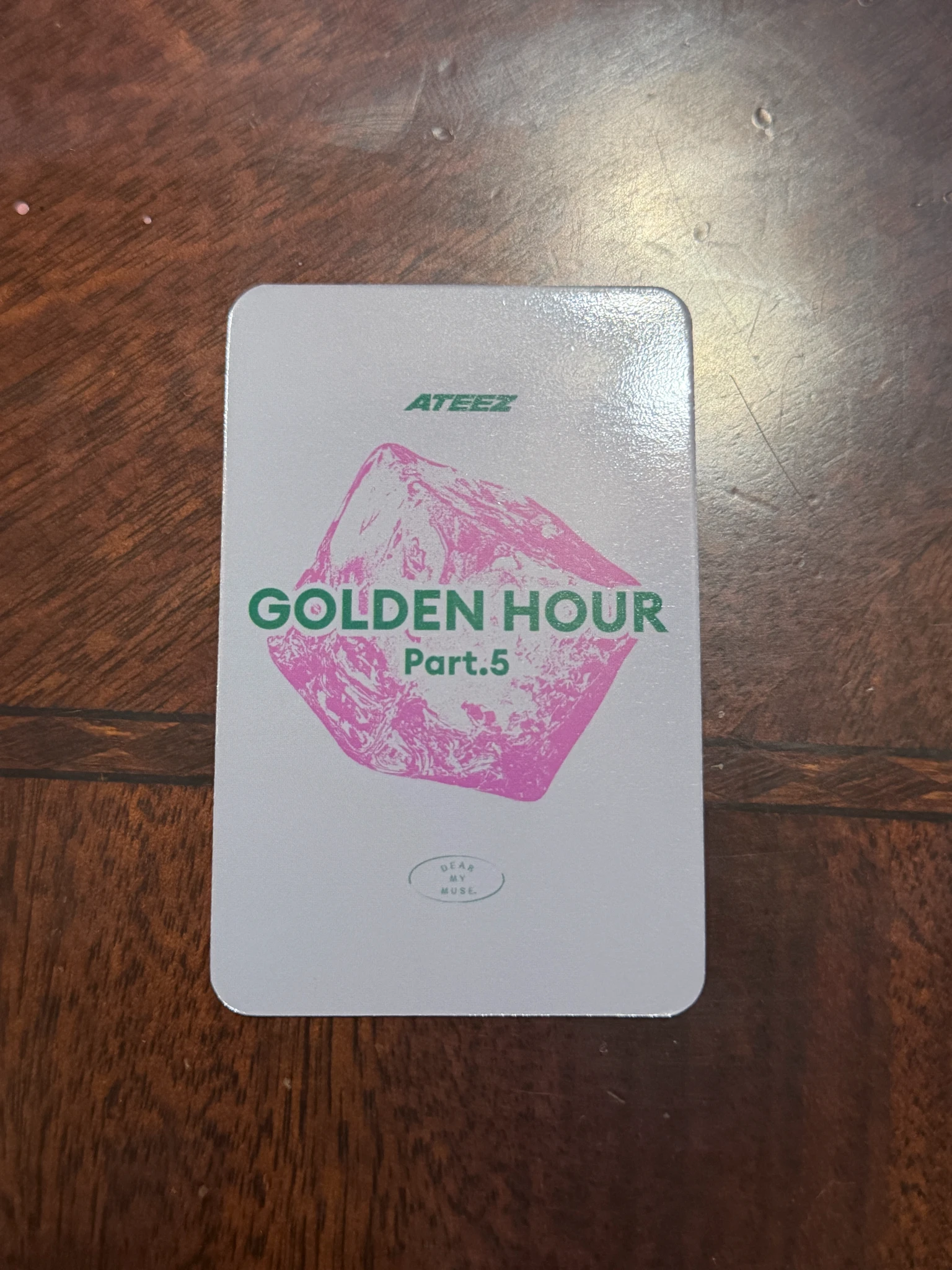 ATEEZ Seonghwa ATEEZ - Seonghwa - GOLDEN HOUR : Part.5 Album dear my muse (dmm) lucky draw (LD) digipack version listing photo 2