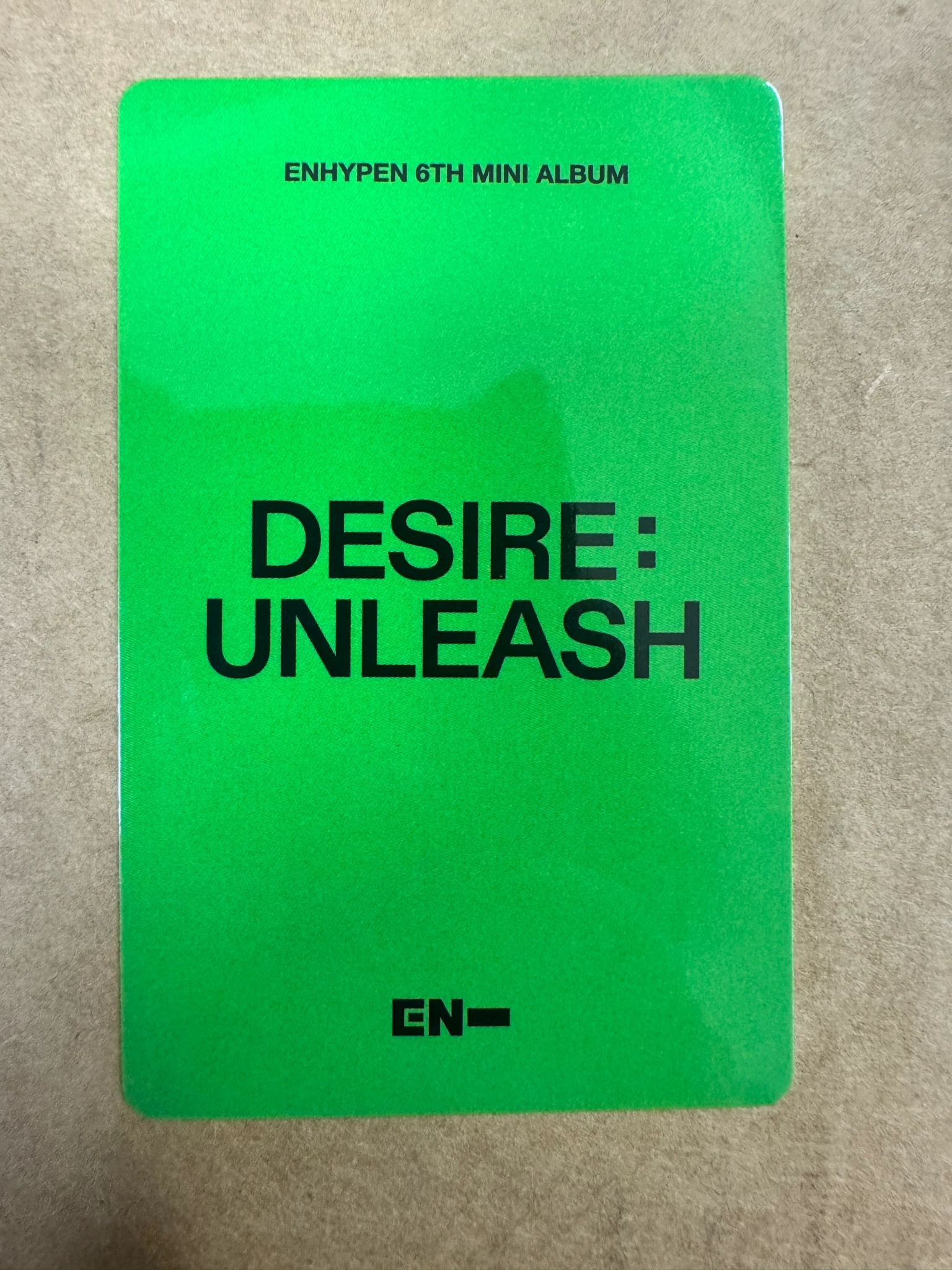 ENHYPEN Sunoo ENHYPEN - Sunoo - DESIRE: UNLEASH Album yizhiyu (yzy) video call (fancall) round 4 listing photo 2