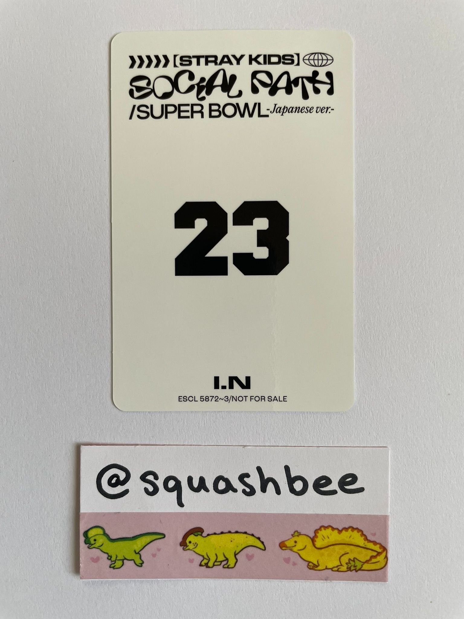 Stray Kids I.N Stray Kids - I.N - Social Path Album album photocard limited version B version listing photo 2