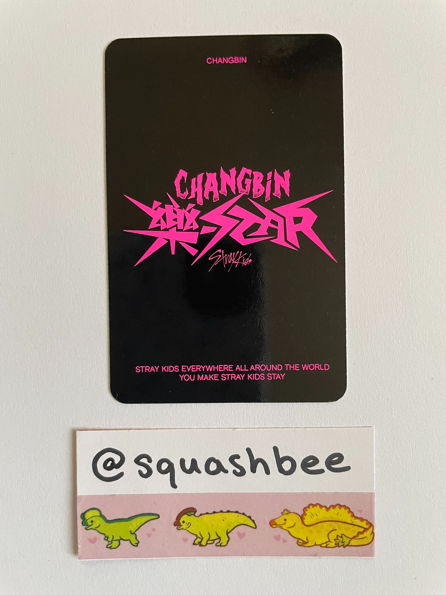 Stray Kids Changbin Stray Kids - Changbin - Rock-Star Album album photocard postcard version listing photo 2
