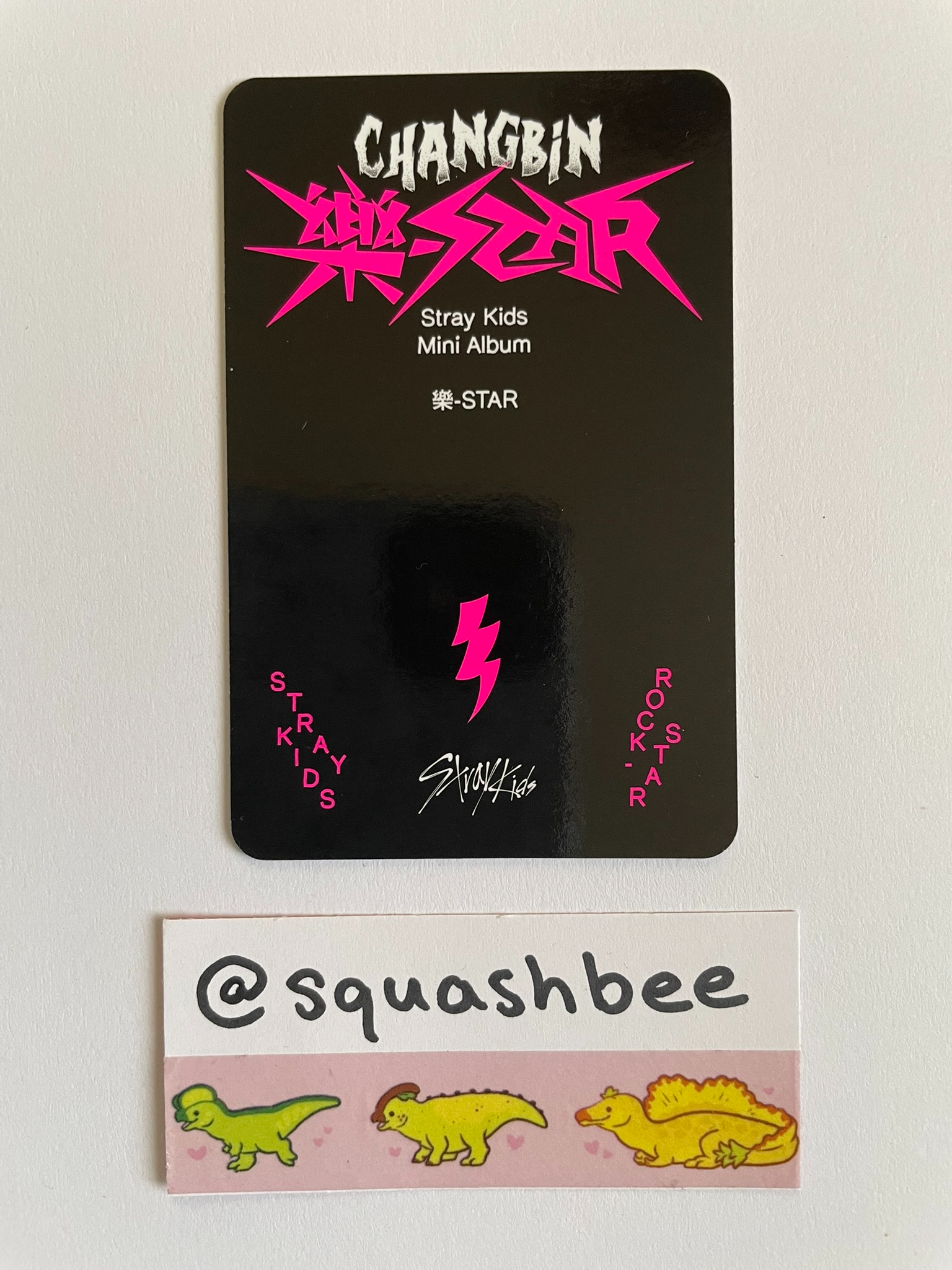 Stray Kids Changbin Stray Kids - Changbin - Rock-Star Album album photocard accordion version listing photo 2