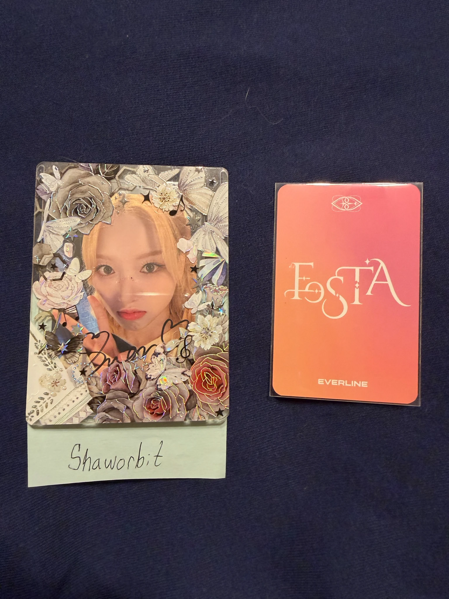 PURPLE KISS Na Goeun  PURPLE KISS - Na Goeun  - FESTA Album everline round 2 video call/fancall listing photo 2