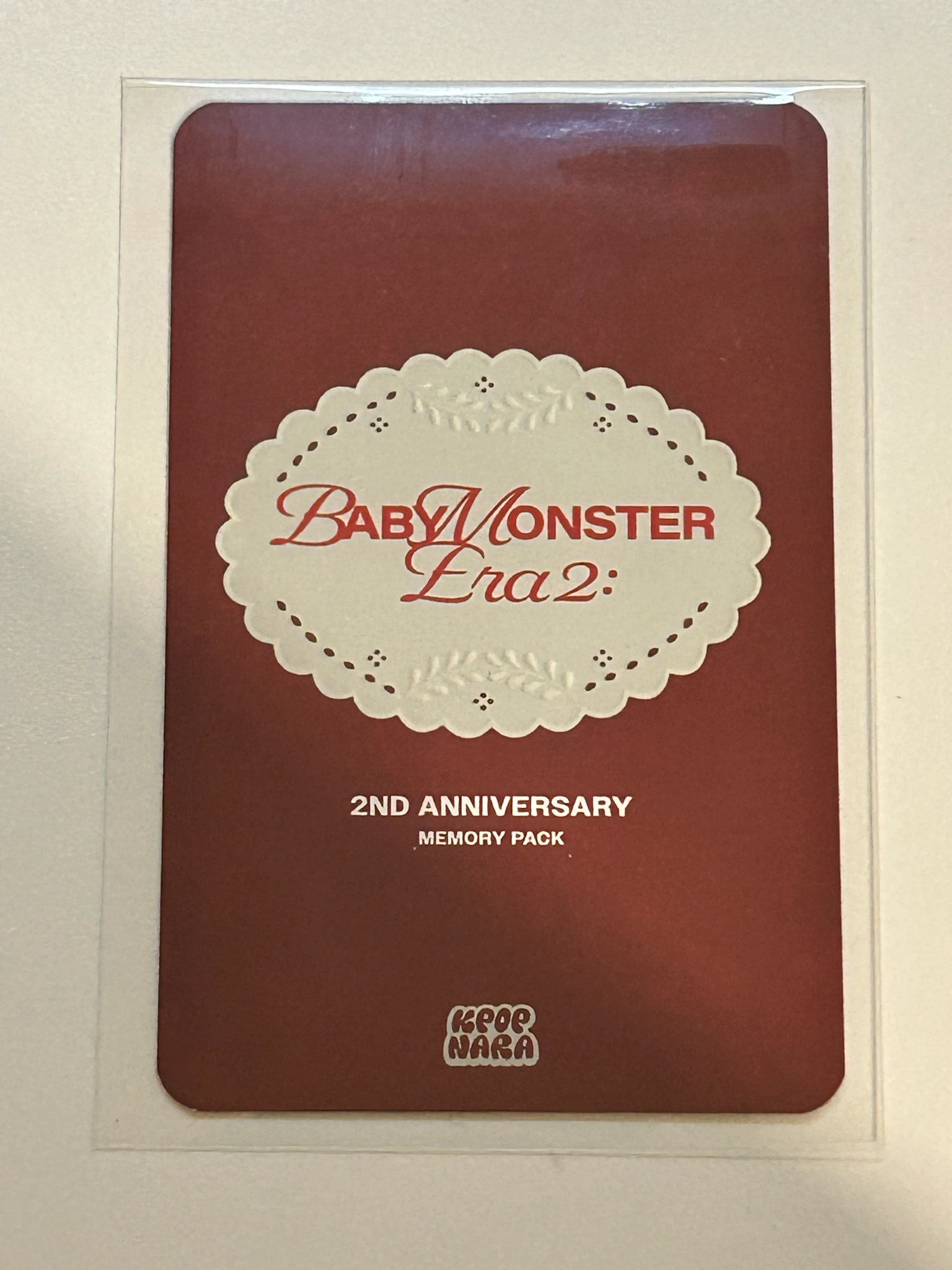 BABYMONSTER Ahyeon BABYMONSTER - Ahyeon - Babymonster Era2 : 2nd Anniversary  Other lucky draw pob (pre-order benefit) kpop nara listing photo 2