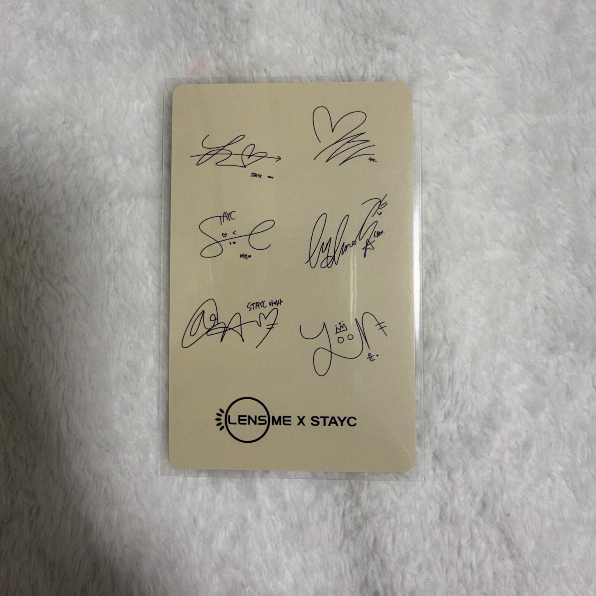 STAYC STAYC - Other merch photocard brand collaboration lensme listing photo 2